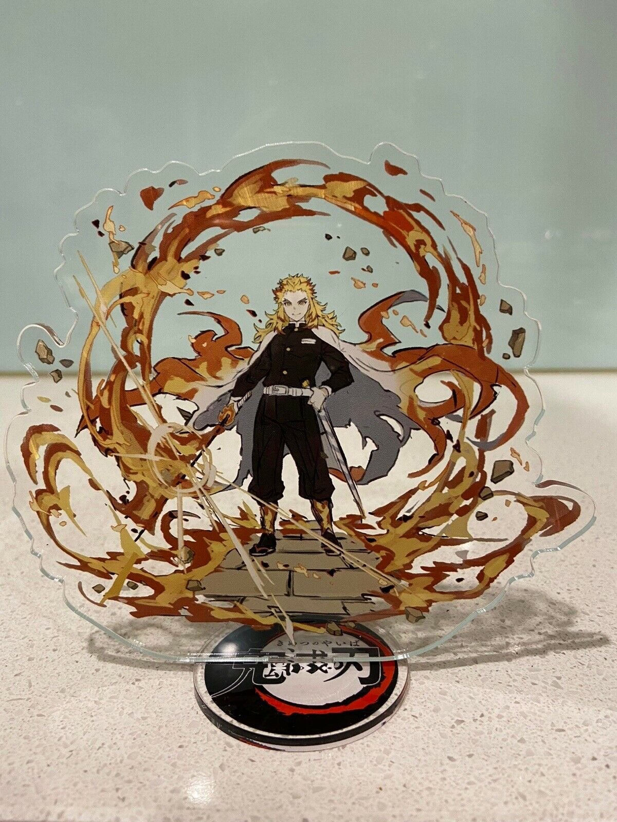 Demon Slayer Zenitsu Agatsuma - Acrylic Stand - Cake Topper / Desk Stand â Inacoma