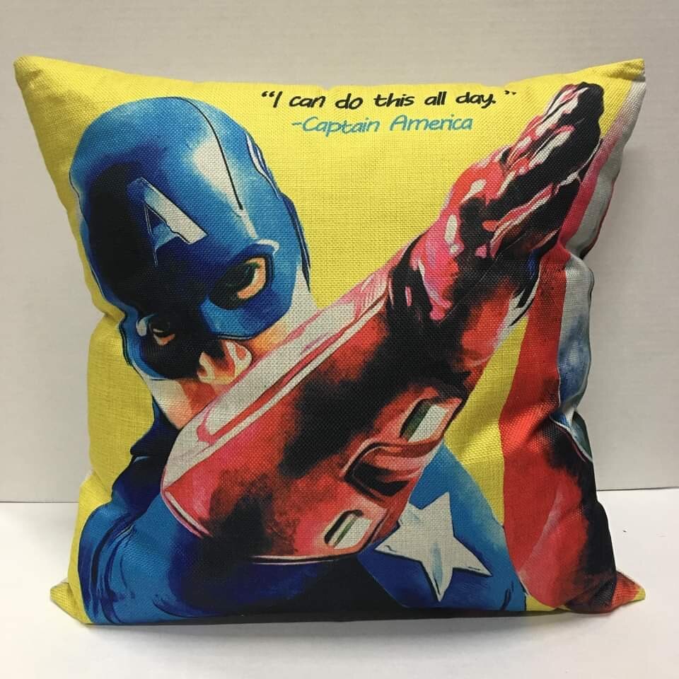 CAPTAIN AMERICA - CANVAS PILLOW