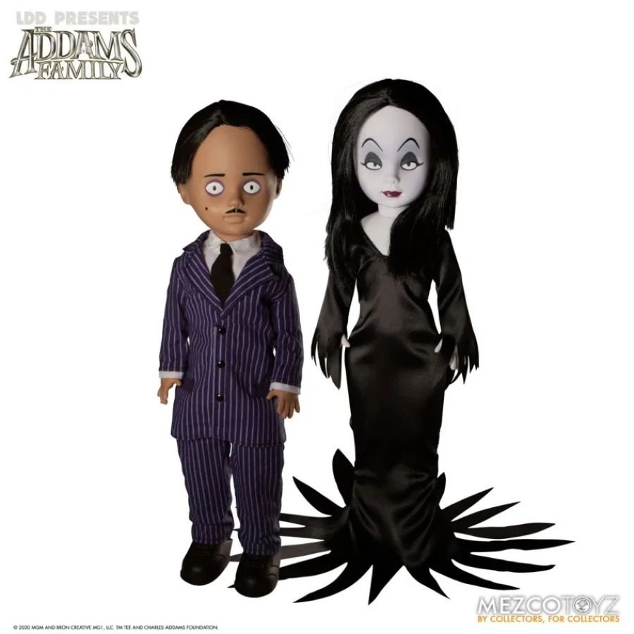 LDD Presents - The Addams Family Gomez & Morticia 10” Living Dead Doll  2-Pack — Inacoma