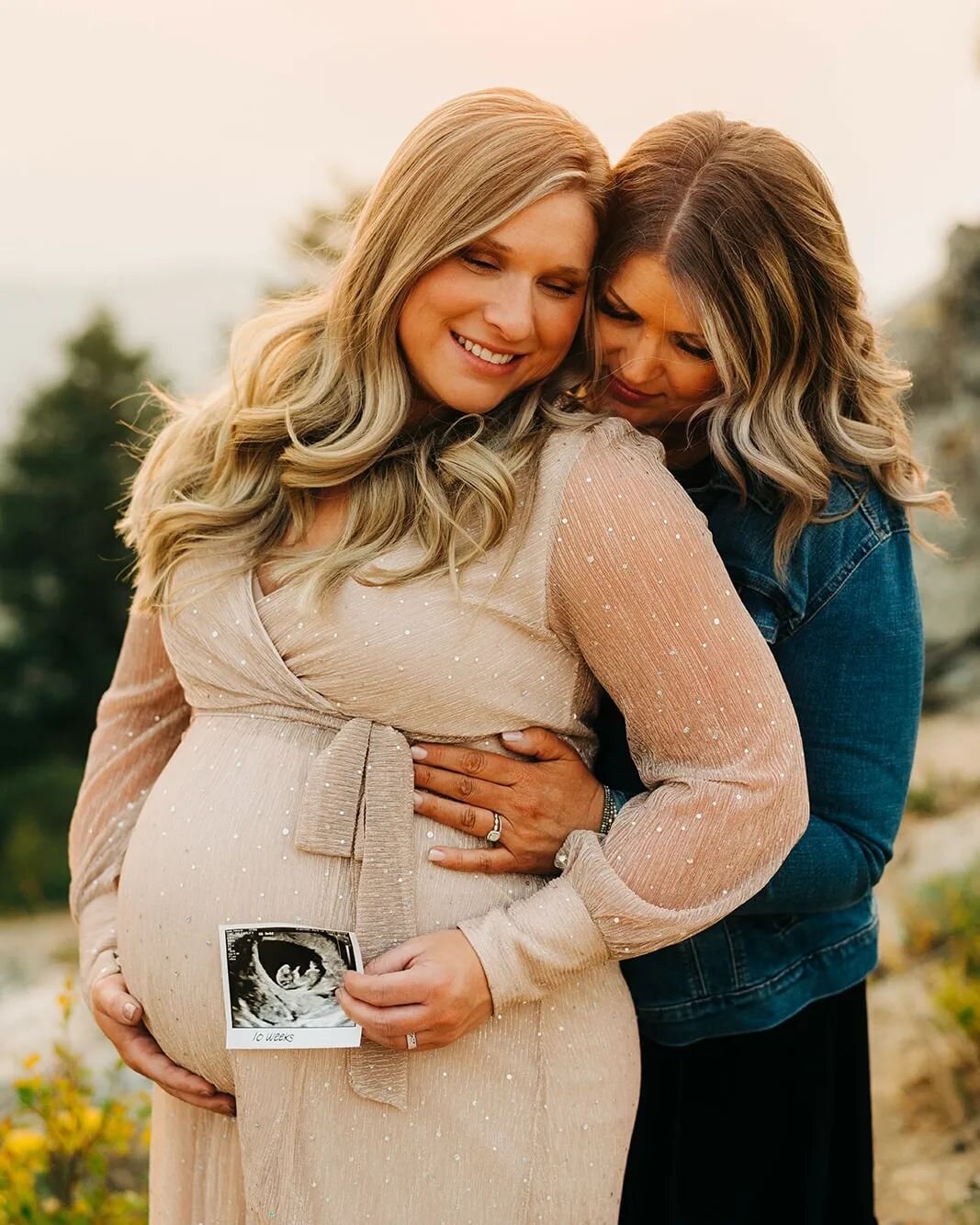 Falissa + Heather's fall maternity session is up on the blog! I met Falissa + Heather for the first time on their elopement day at Cascade Lake in 2019. I was so excited to find out they were pregnant when they reached out in 2021 for a maternity ses