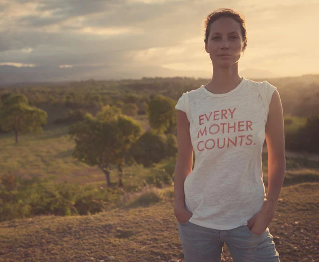 Photo Credit: EMC Founder, Christy Turlington Burns (Every Mother Counts)
