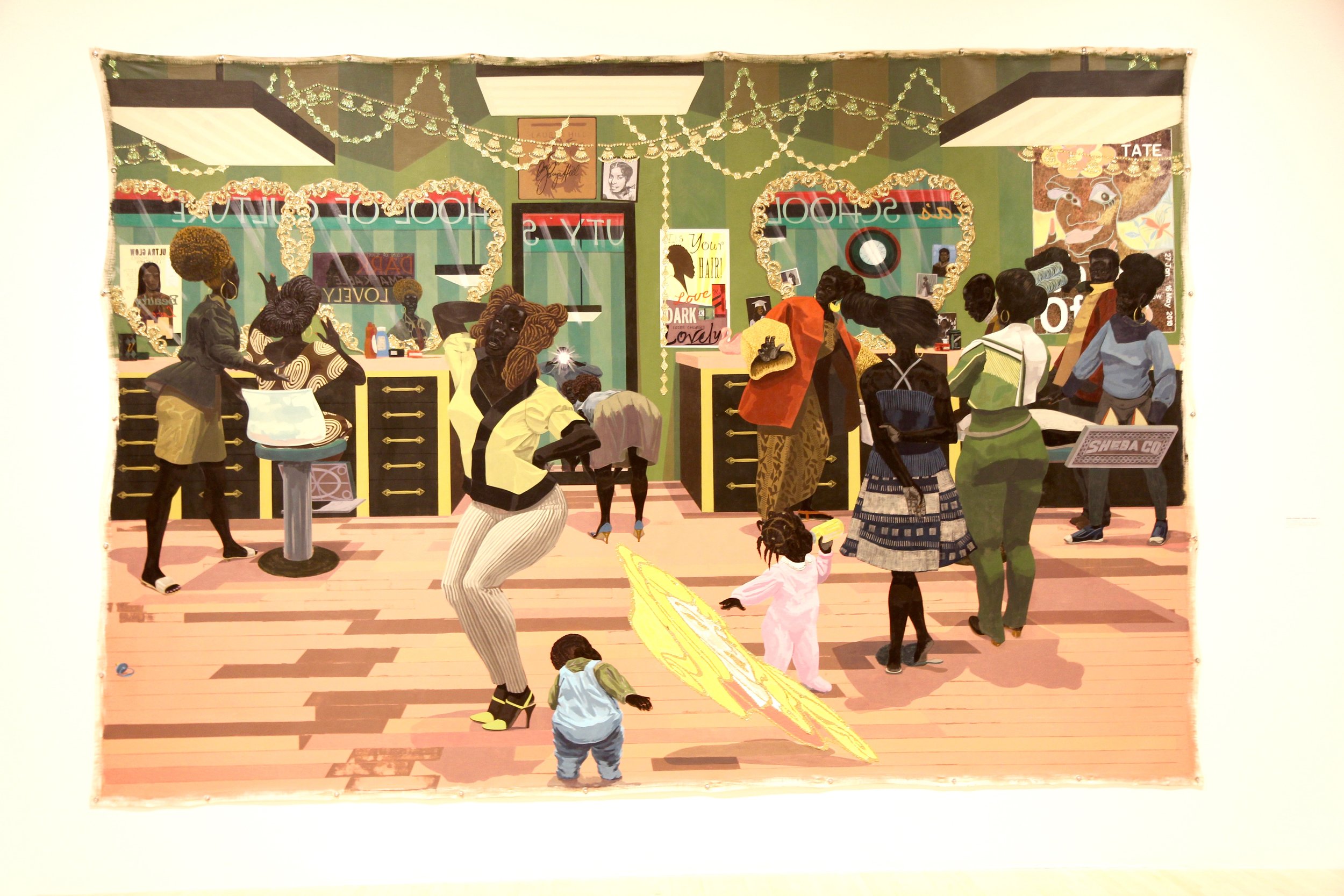 Kerry James Marshall's "School of Beauty, School of Culture" (2012). Photo credit: Hermosa Journal