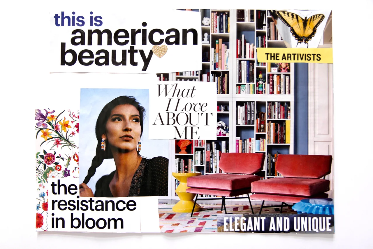 Sample vision board. (Credit: Hermosa Journal)