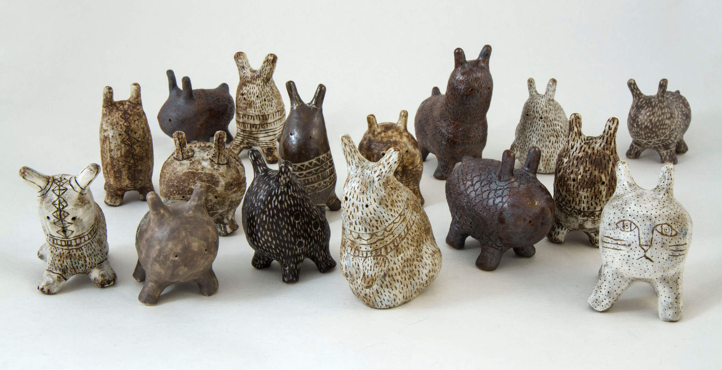 The original series of Bunny Primitives, 2013