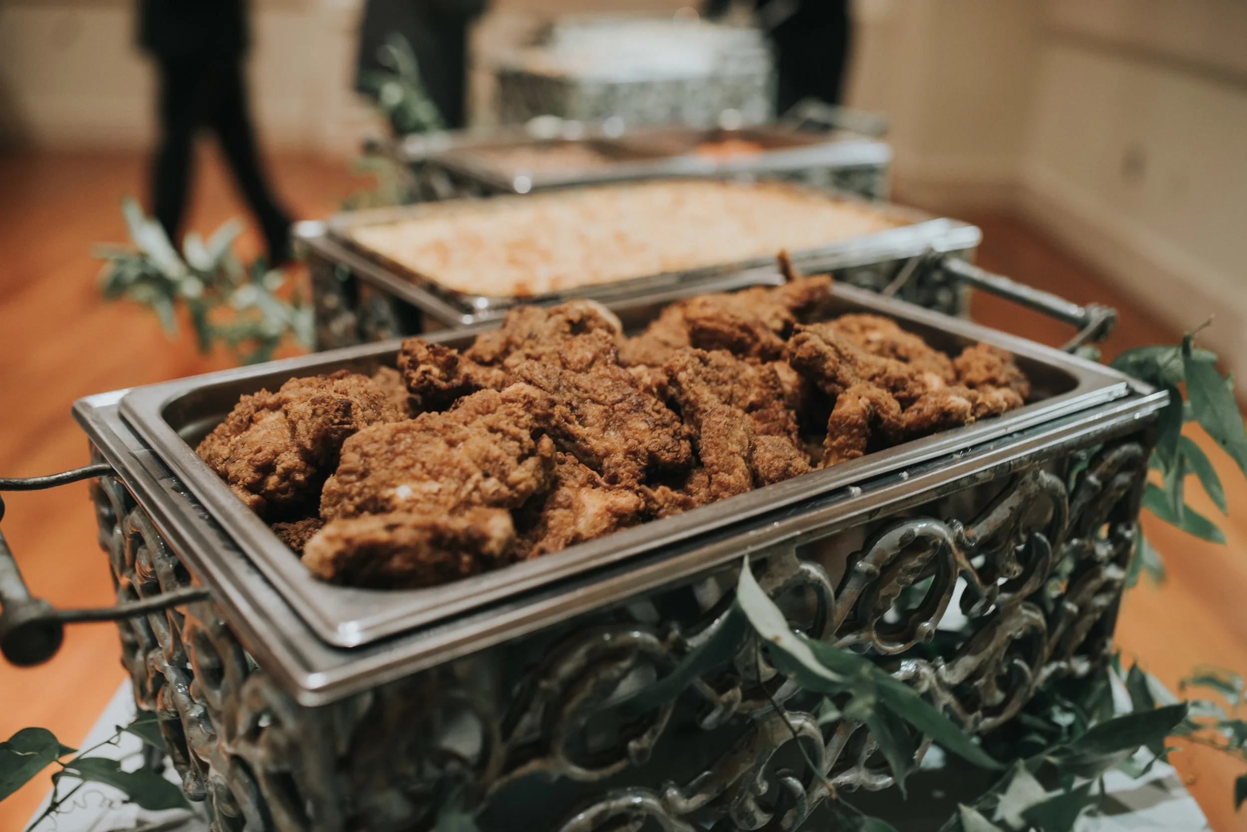 Epting Events catering fried chicken