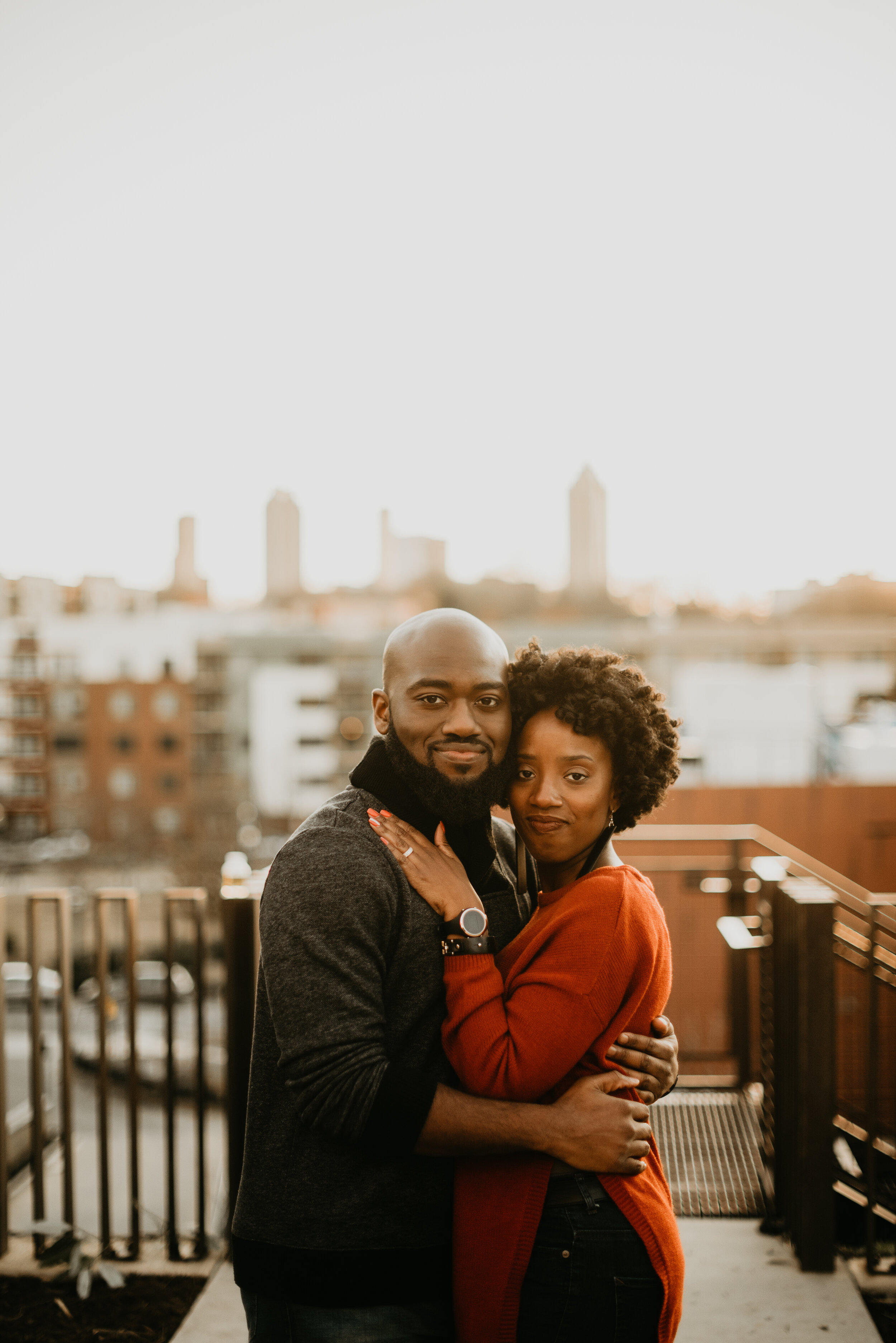 Wolé + Bria || Atlanta Midtown Engagement Session — The Heims - Atlanta ...