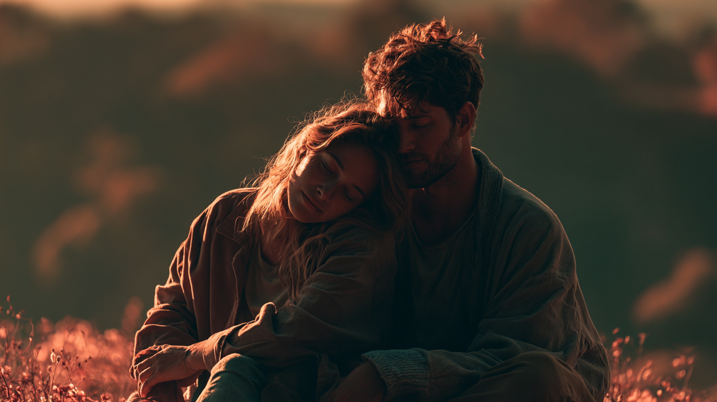 mogravy_Two_people_sitting_close_together_outdoors_relaxed_an_3ae0cb3f-8a57-4ac5-8423-3137334d5598_3.png