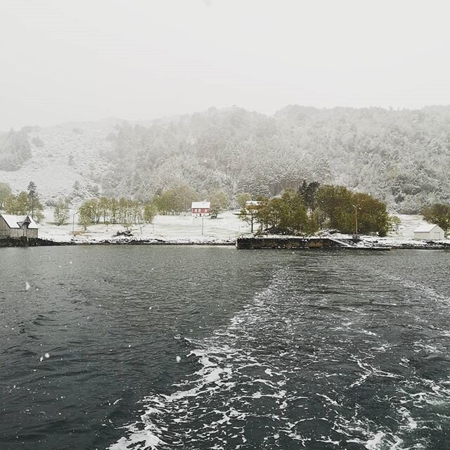 Mai-morgon p&aring; B&oslash;.. ❄️😀
#fjordnorway #visitnordfjord #visitnorway #fjordguiding
#selja #selje #klosterb&aring;ten