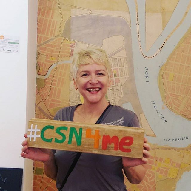 This is Claire. She is standing in front of an old #map of #Newcastle preserved in the Watt Space Gallery... The future map of Newcastle? We think it should include shared paths for all.

#CSN4me