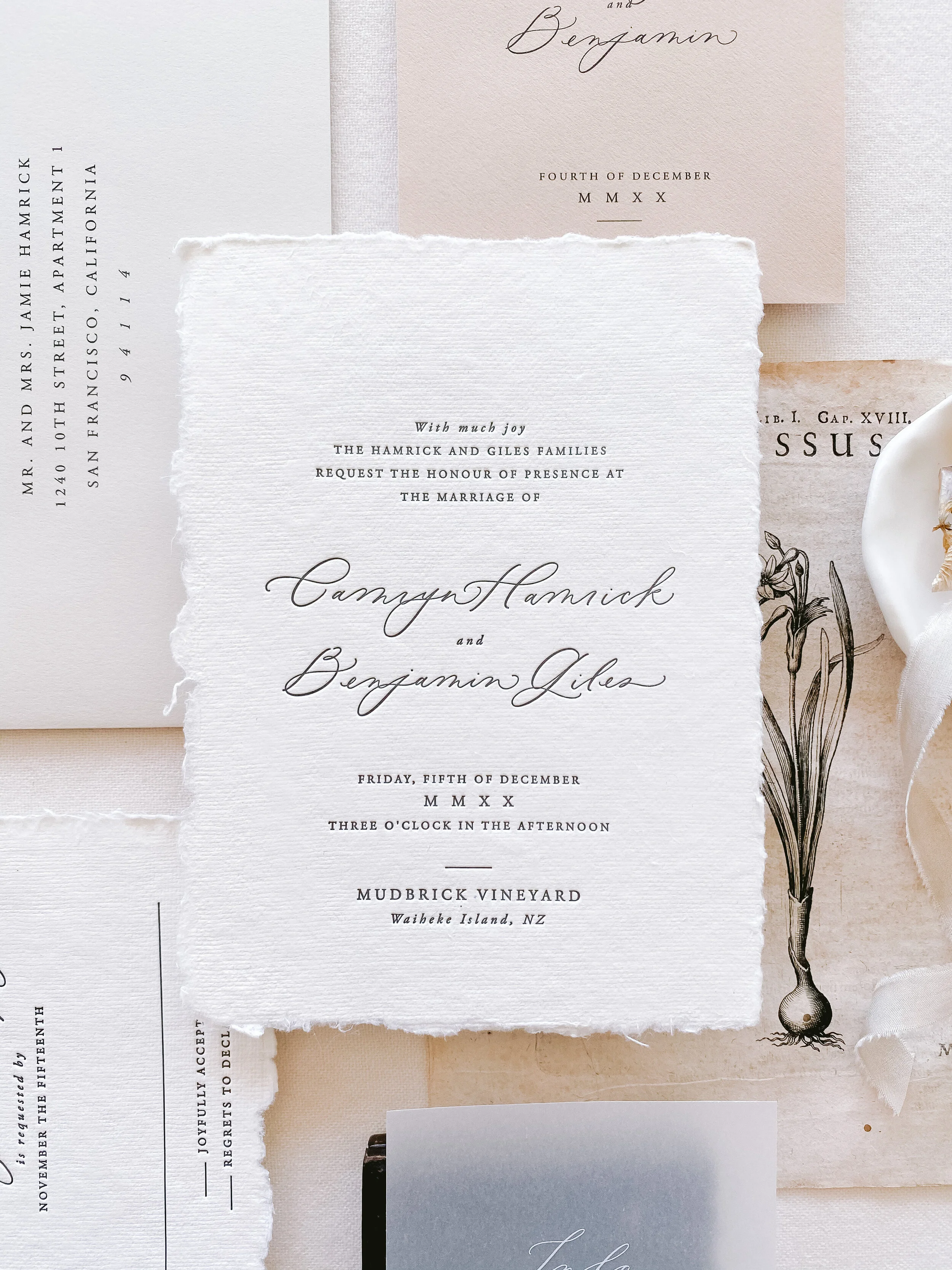 Michaela McBride Calligraphy Lourmarin Collection