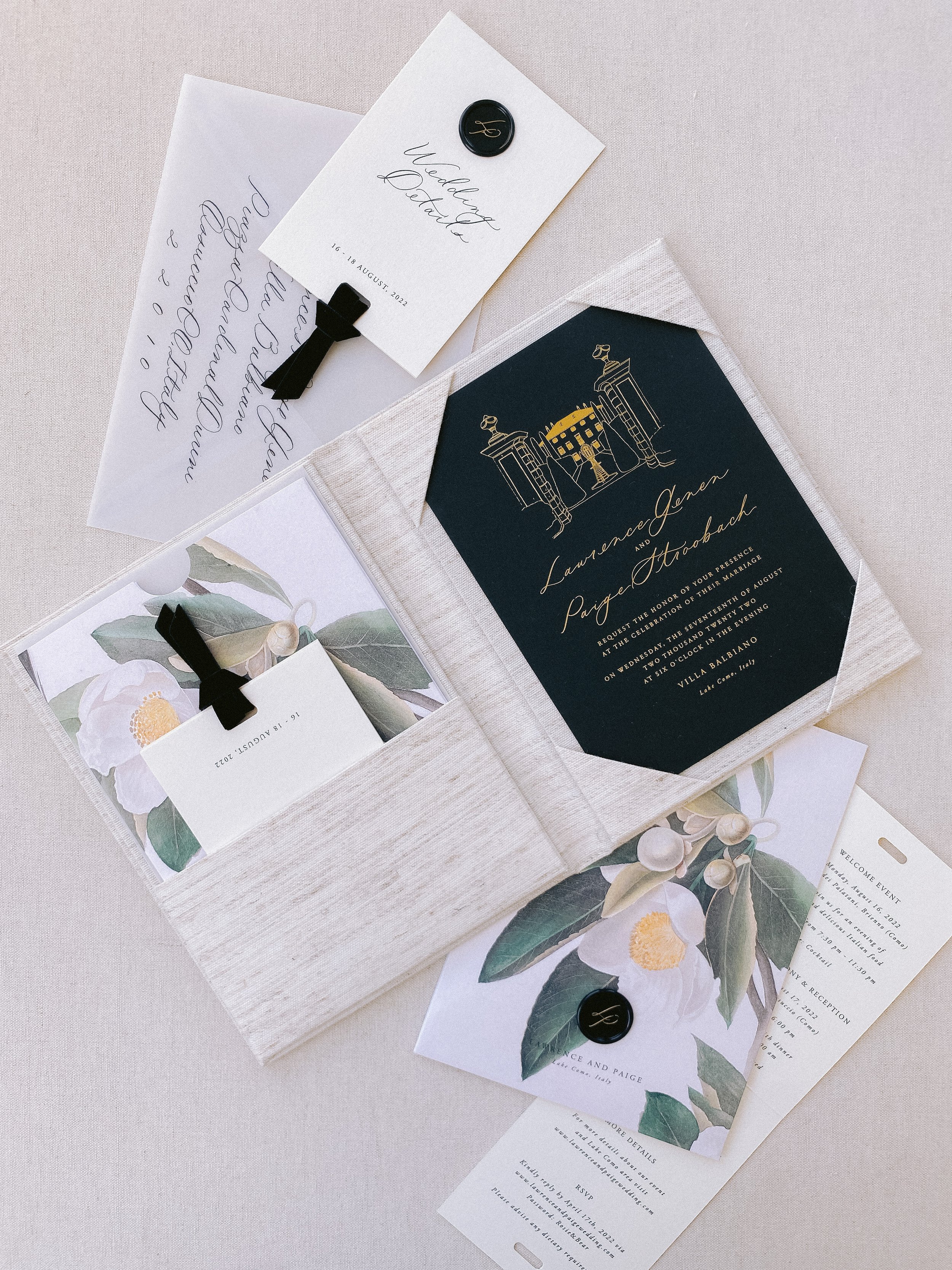 Michaela McBride Calligraphy Custom Wedding Invitations