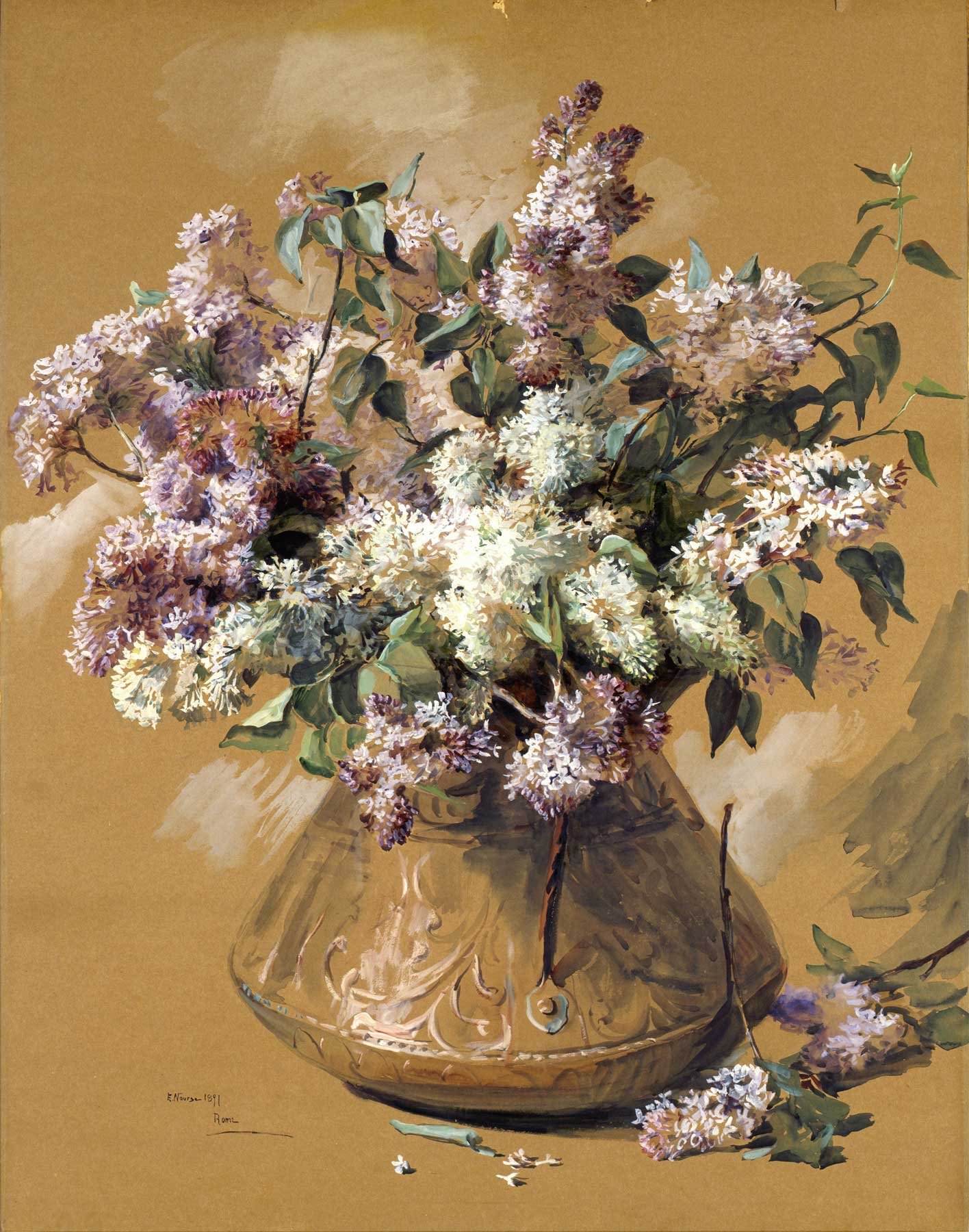 Lilac in a Pot