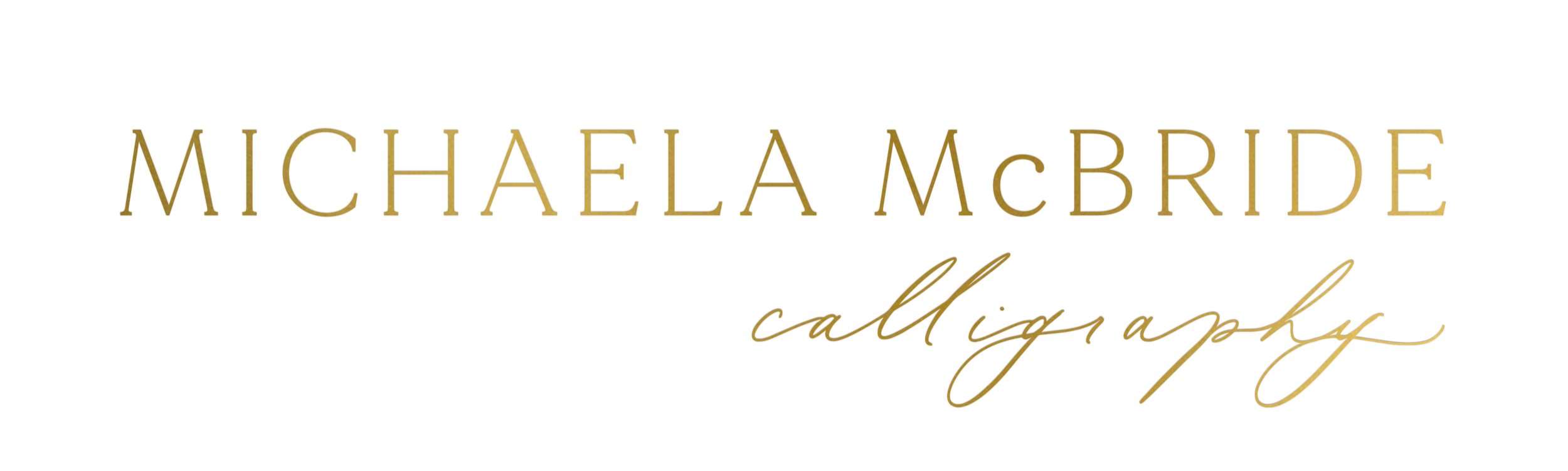 Michaela McBride Calligraphy