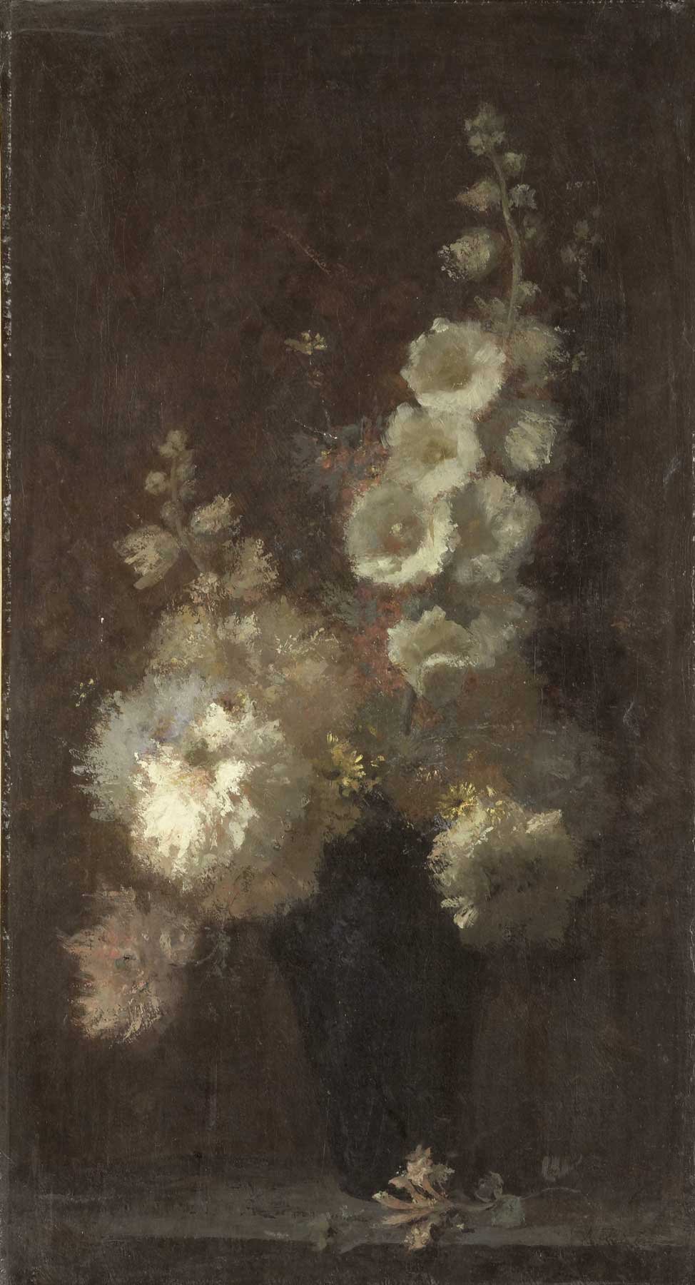 Neutral Florals in a Pot