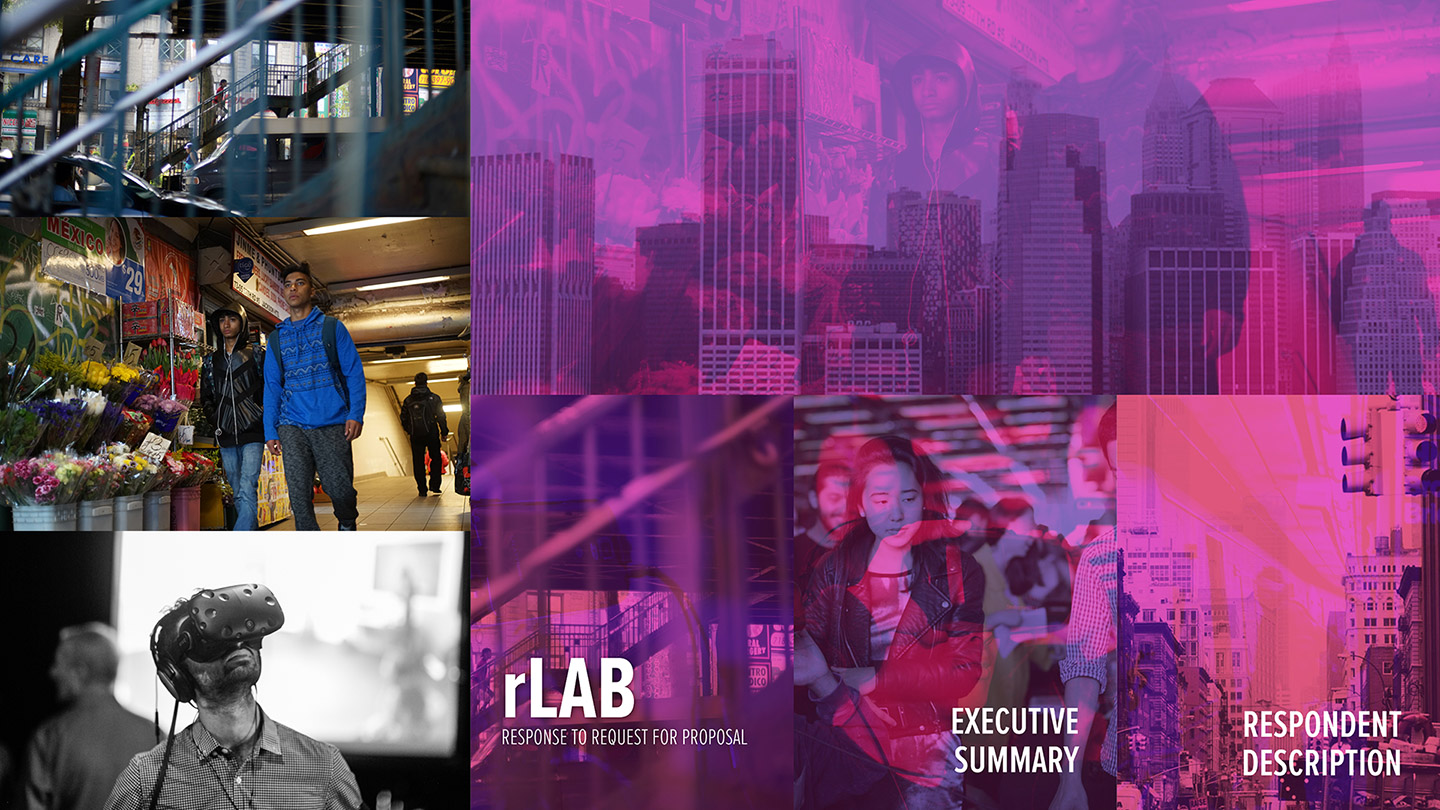 rLab Proposal Layout and Design | Original photo credits: Christian Alfaro and Justin T. Shockley