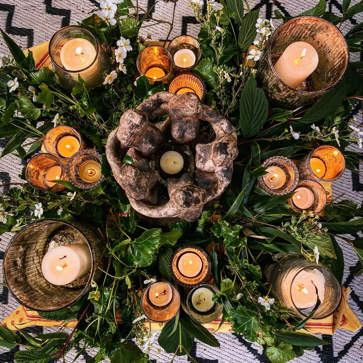 Circle tonight - couple of spaces left. A slowing down amidst the gathering of the season into the height of summer. I don't know about anyone else, but things feel like they're galloping at an increasing pace around me, and I am relishing the opport