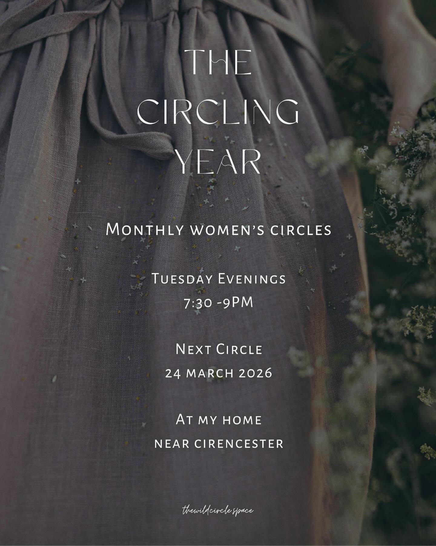 Circle tonight, a loving soft space to sink into. Couple of spaces left if you'd like to be there. If you've landed in your week feeling heavy or low, needing nurture, a place to share the load of the things we carry, a community of compassionate wom
