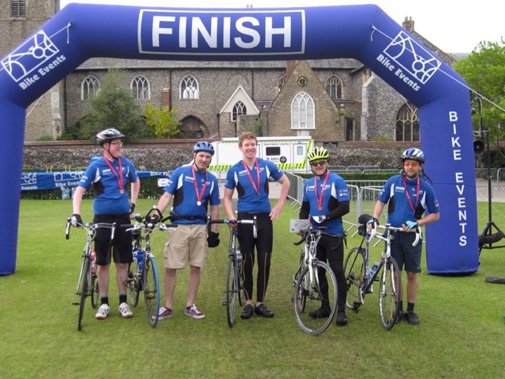 Last year's cyclists