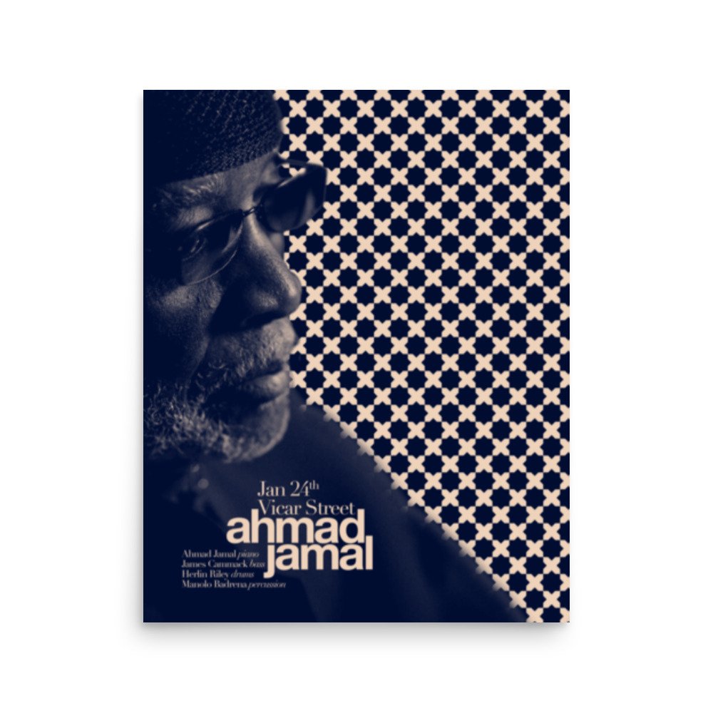 Ahmad Jamal Poster — Practice & Theory