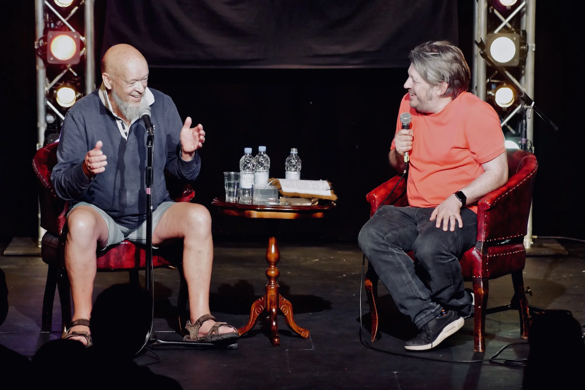 Michael Eavis and Richard Herring, 2018