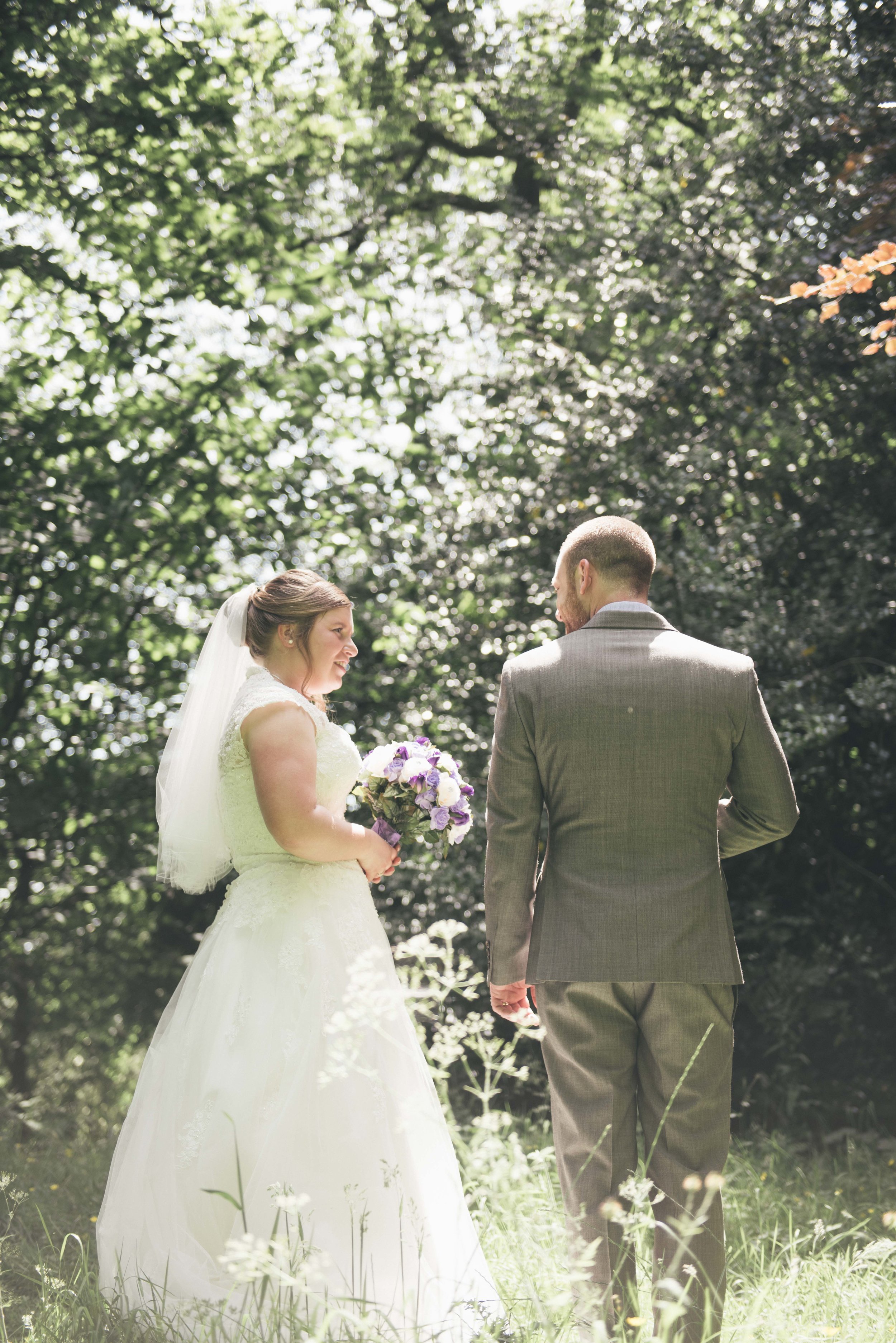 Bestwood Lodge Hotel, Nottingham. Lauren &amp; Damien in the woods. Coales Capture Wedding Photography