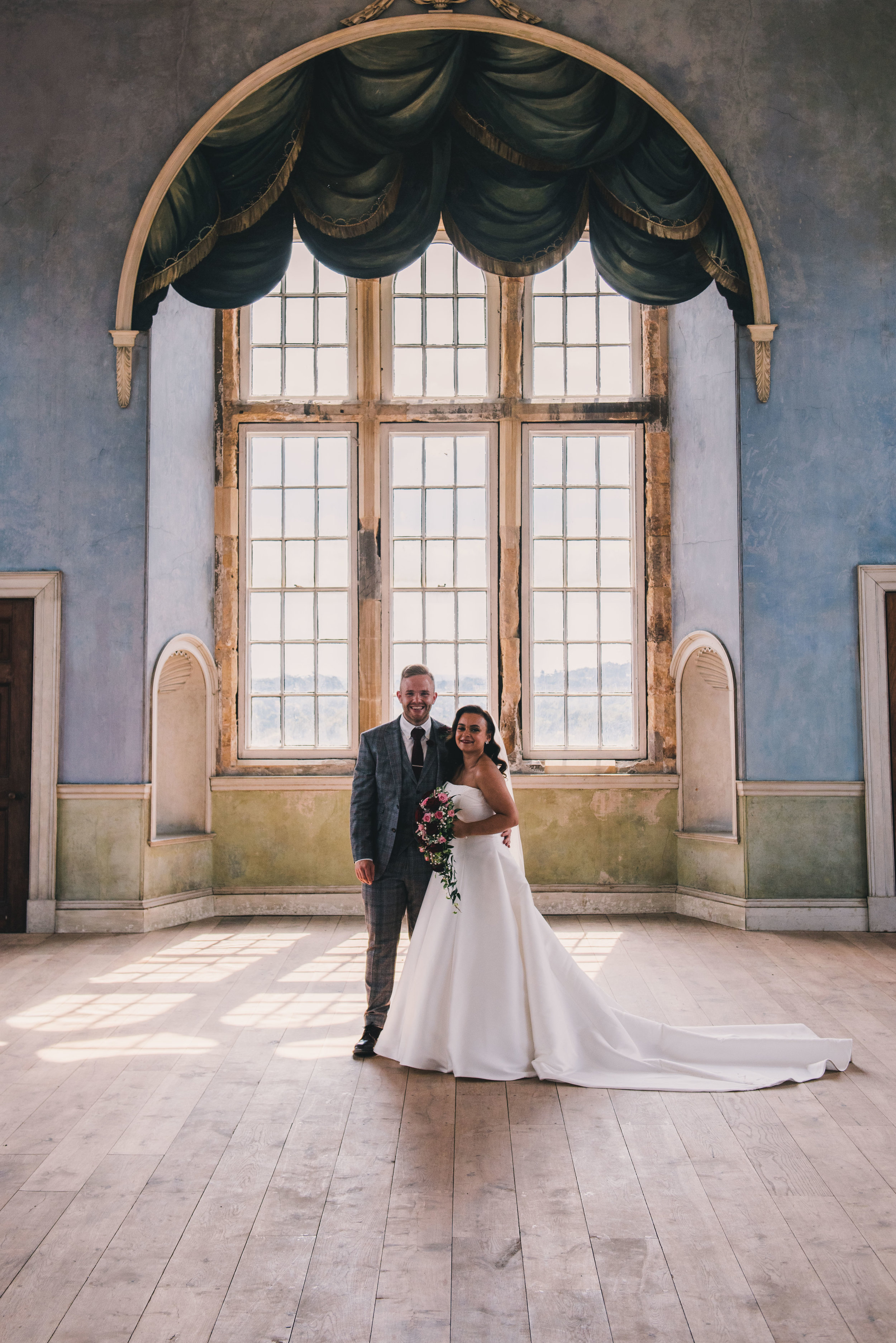 Wollaton Hall, The Prospect Room. Nottingham. Bride &amp; Groom. Coales Capture Wedding Photography