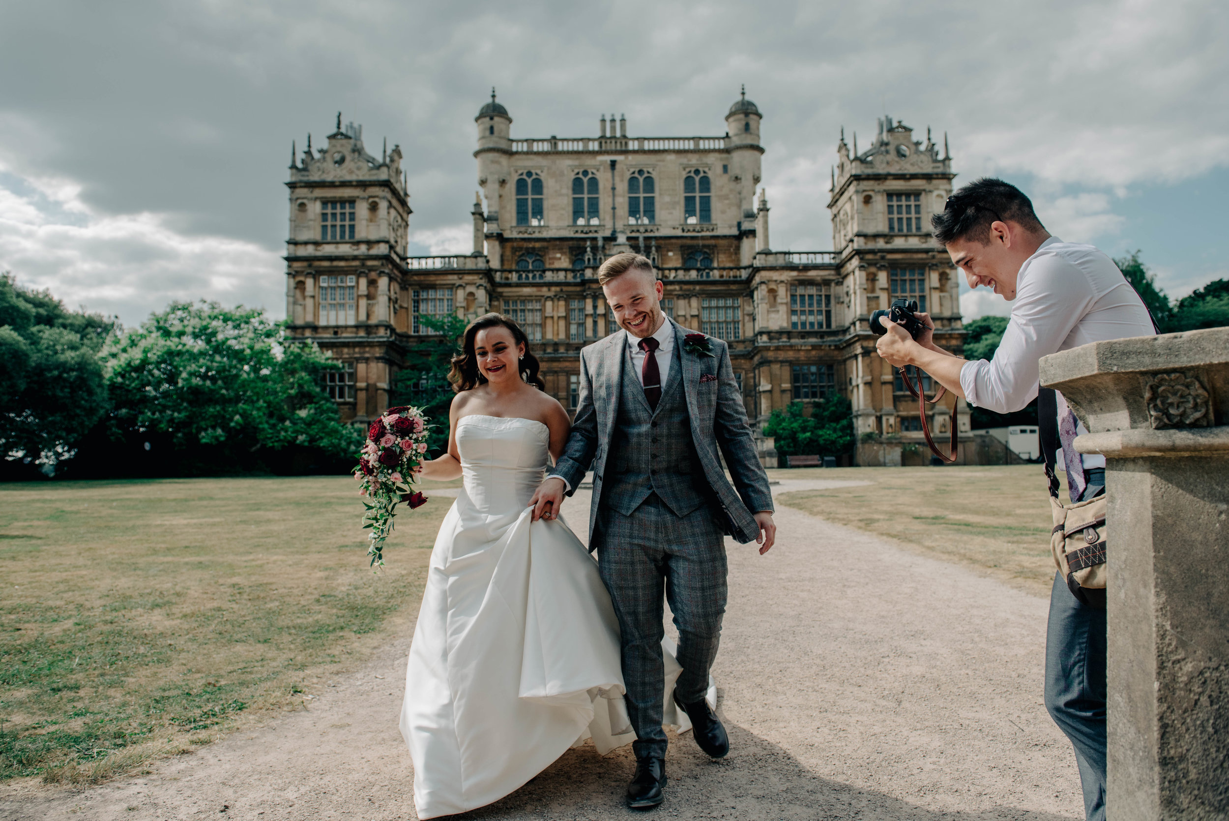 Wollaton Hall Gardens, Nottingham. Coales Capture Weddings 