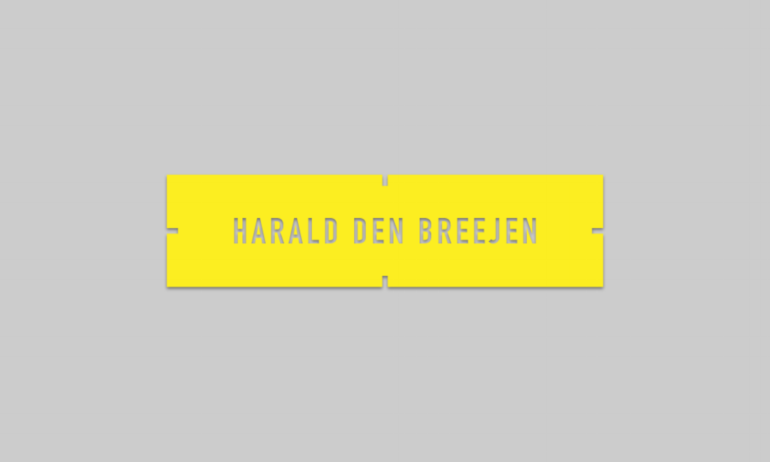 Harald Den Breejen logo design