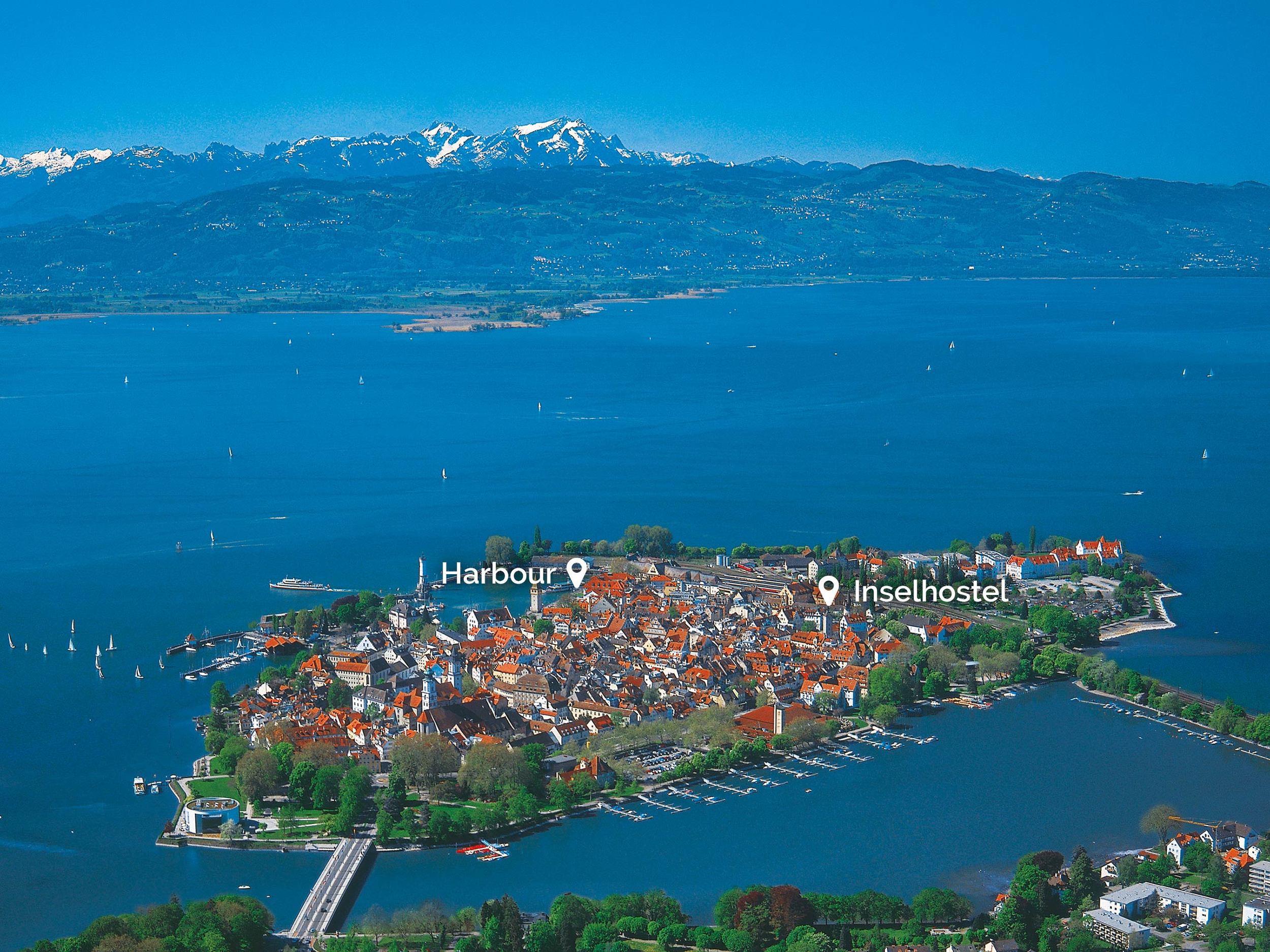 The island of Lindau from above