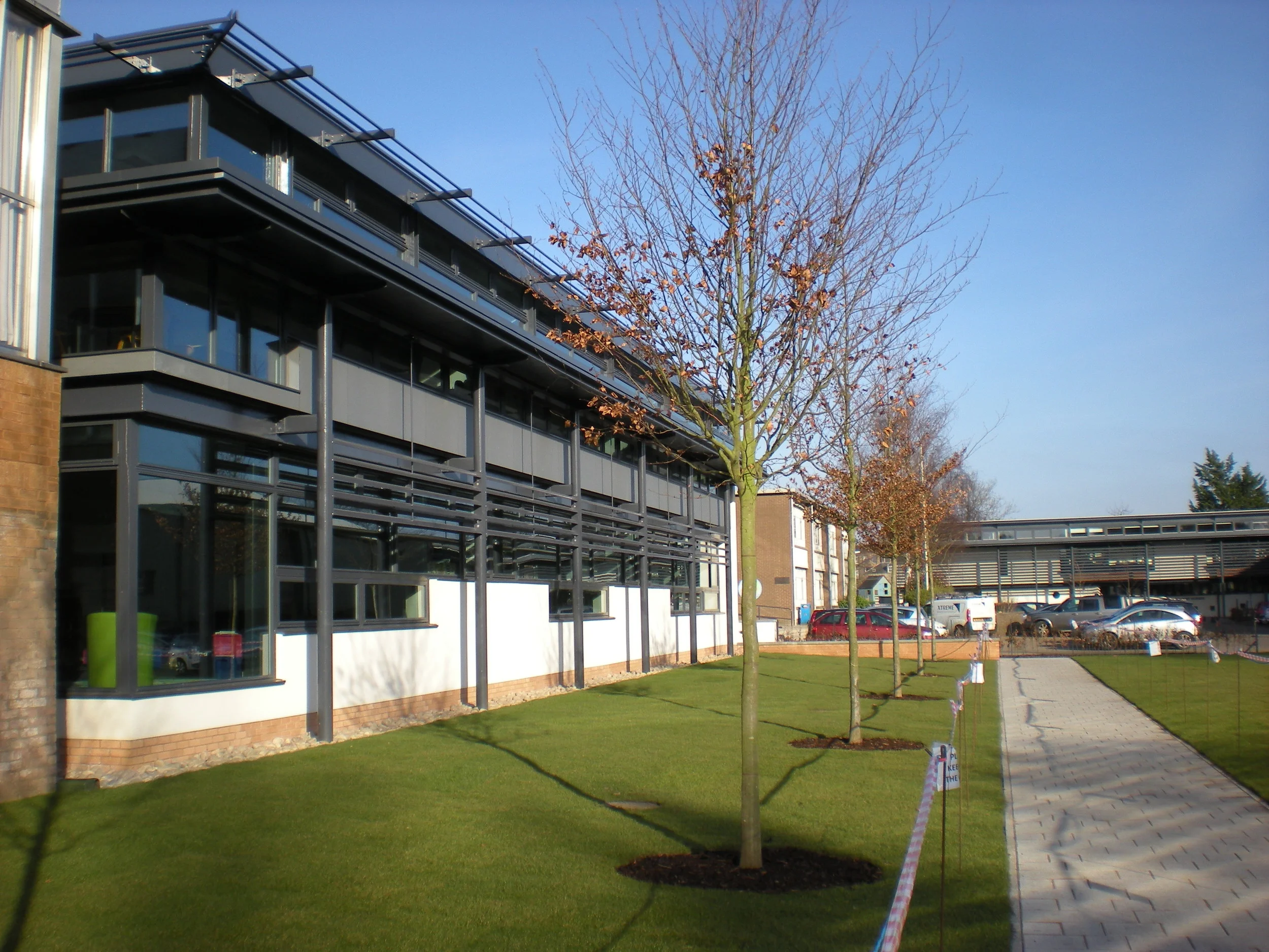 The Edinburgh Academy Junior School (new classrooms), Edinburgh. Designed by Richard Murphy Architects with Create Engineering.