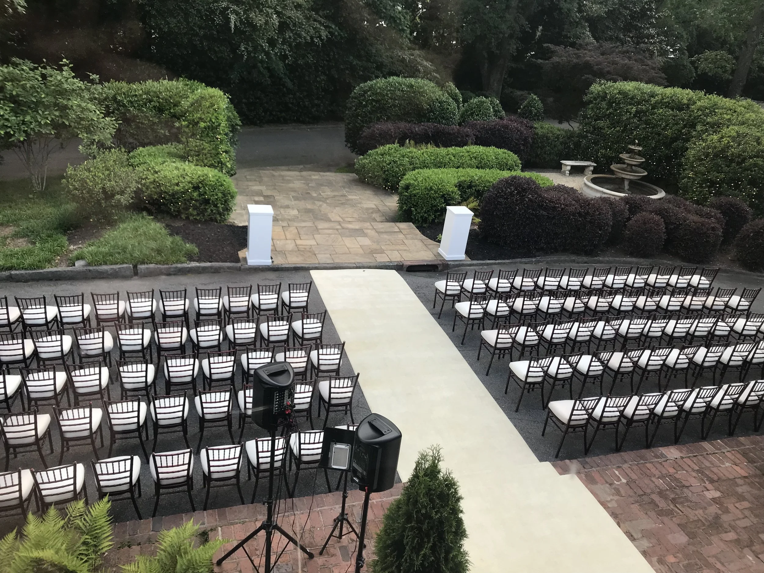 The ceremony site