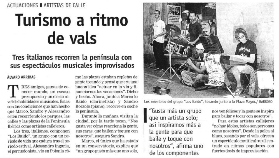 "Gaceta de Salamanca", agosto 2005