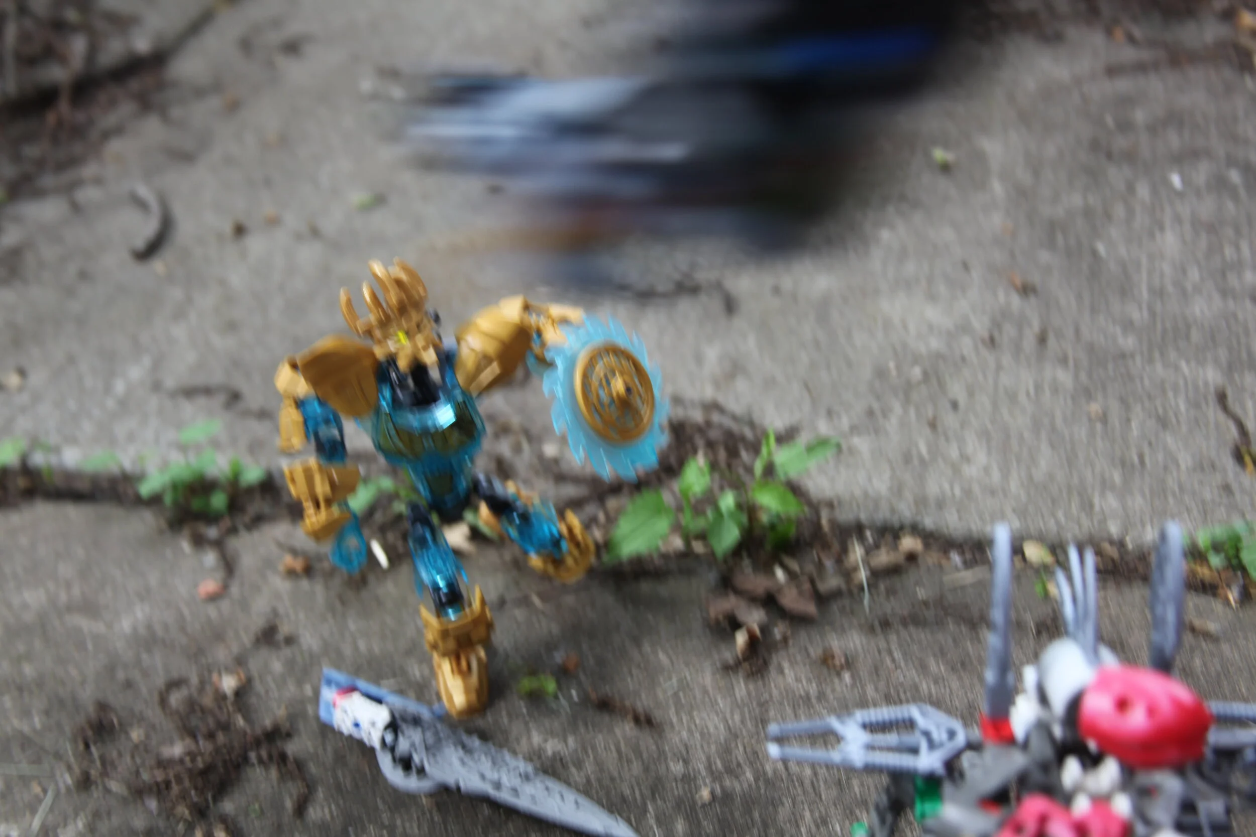  (then in a swift motion it hurls Sylus toward the gate)  Sylus:”son of a-” 