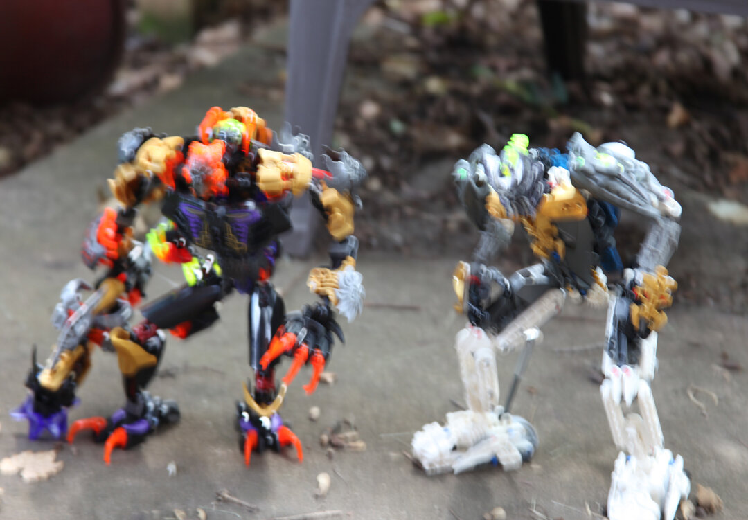 (Artakha and Makuta pass through a shadow rift) Artakha:”can we please stop doing that? Makuta 2:”You wanted to get there as fast as possible, i’m not responsible for your sickness.”