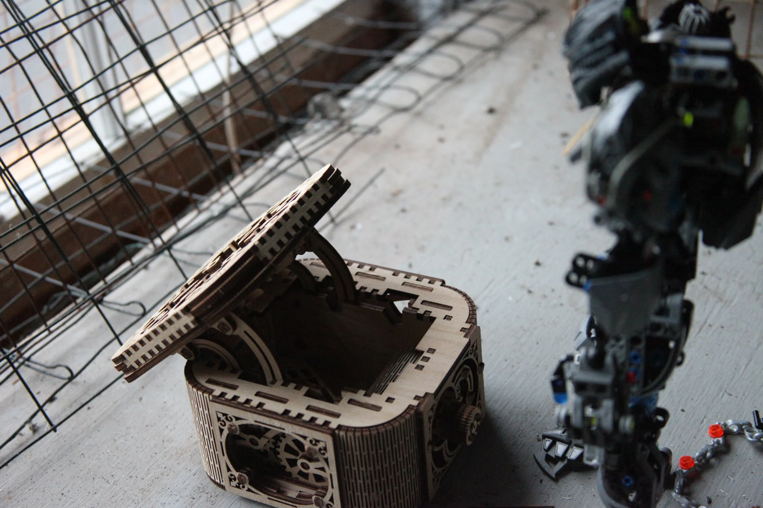  (Gears whirred to life as the box slowly opened revealing…nothing?) 