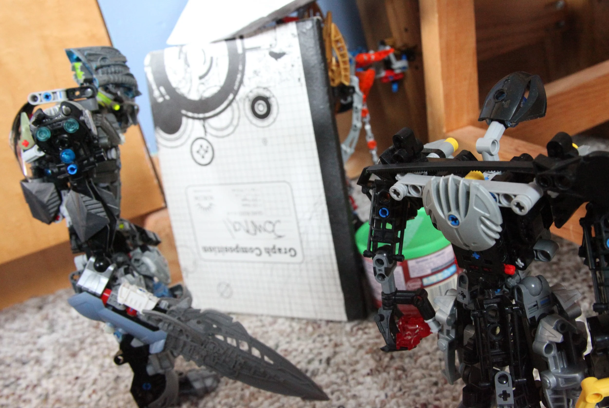  Ancient:”So wait we must.”  Sylus:”Any idea when he’ll be here?”  Ancient:”You ask alot of questions for a toa, speaking of which, there’s something i’ve been wanting to ask you for a while now, what kind of toa are you?”  Sylus:”A…toa of justice?” 