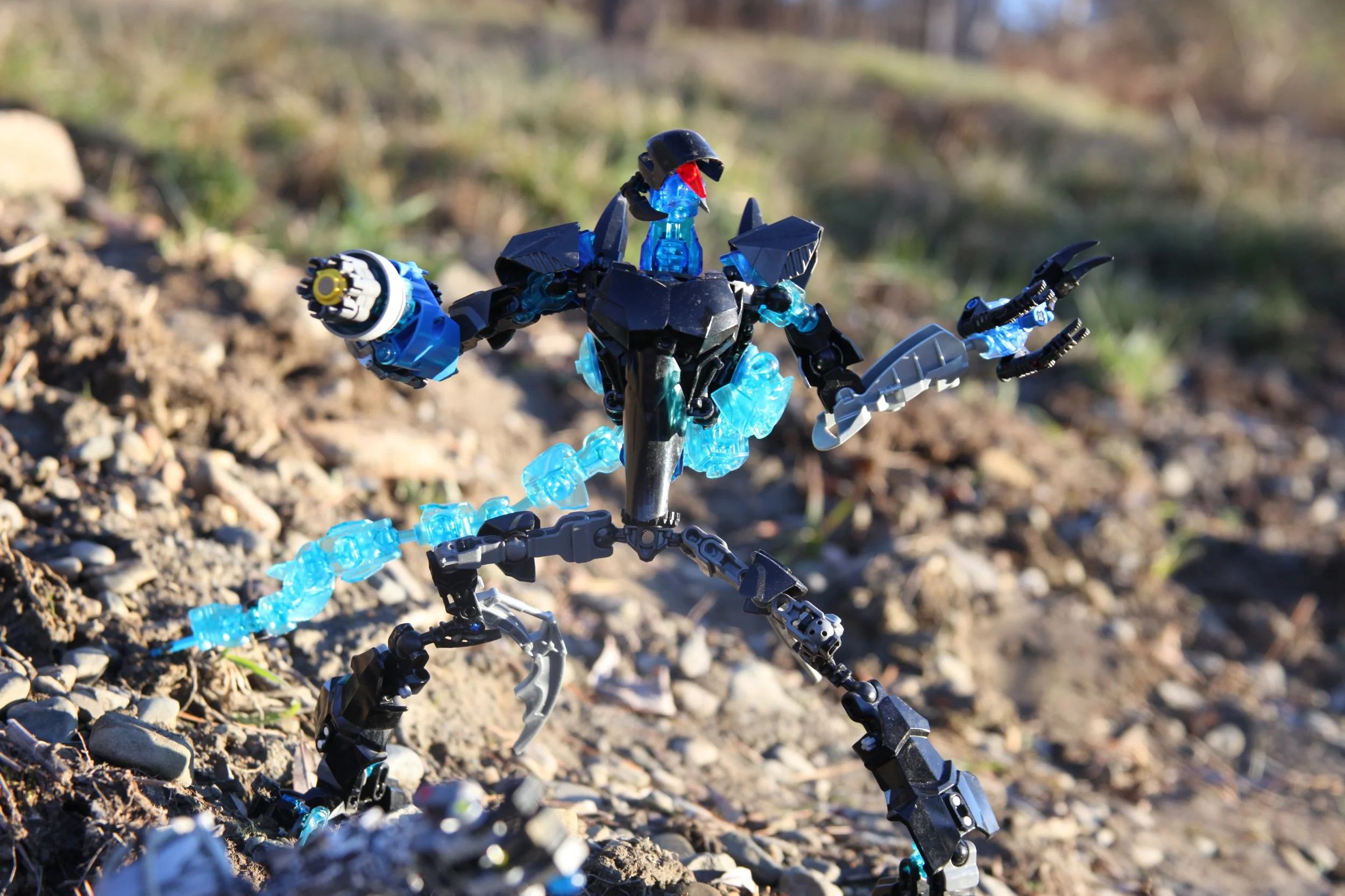  (Sylus waited for the razor edge to pierce through his arm and head but felt…nothing as he lowered his arm to find bits of neon blue fluid on the ground and the killer robot staggering back, sparks flying from the place it’s tendril use to be)  ???: