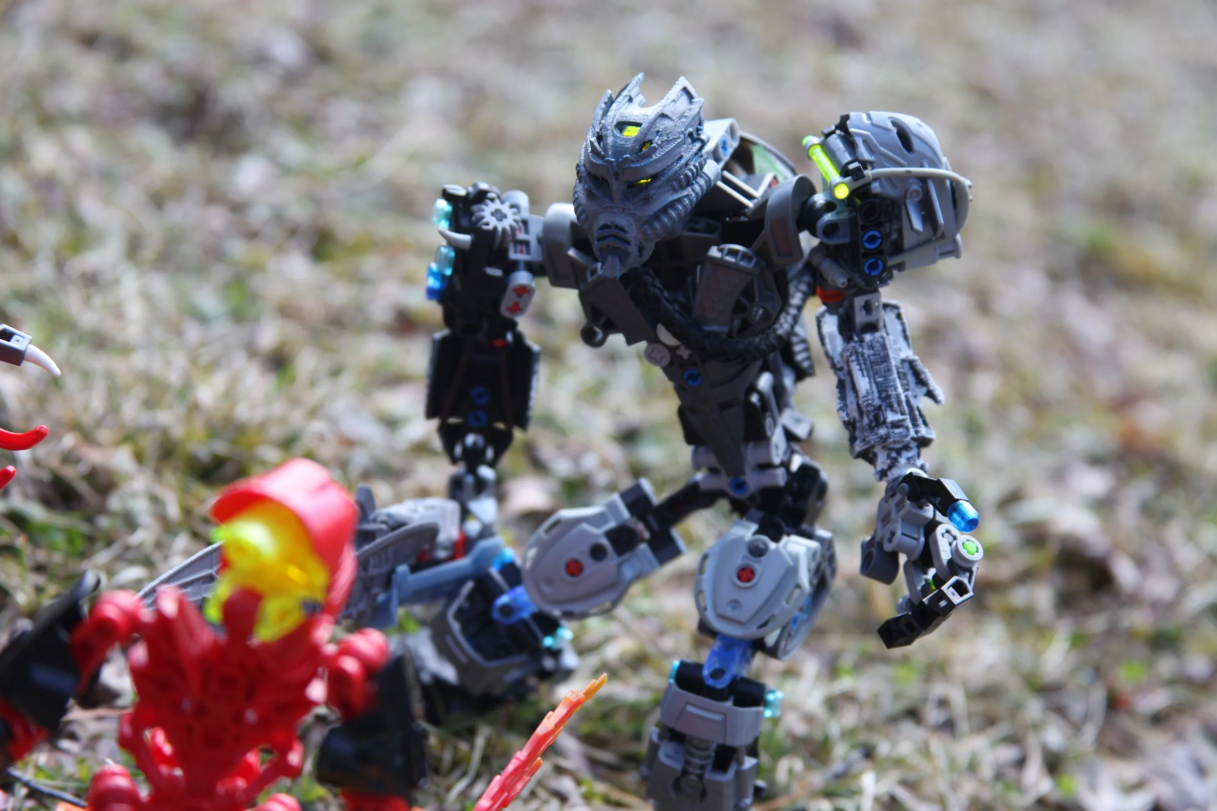  Sylus:”Tahu!? The Toa Tahu?! from the stories? It’s such a…a honor to finally meet you! I…I don’t know what to…”  Tahu:”I know who you are Sylus, Lesovikk told me about you and how you trained under him on the island, and what happened there.”  Sylu