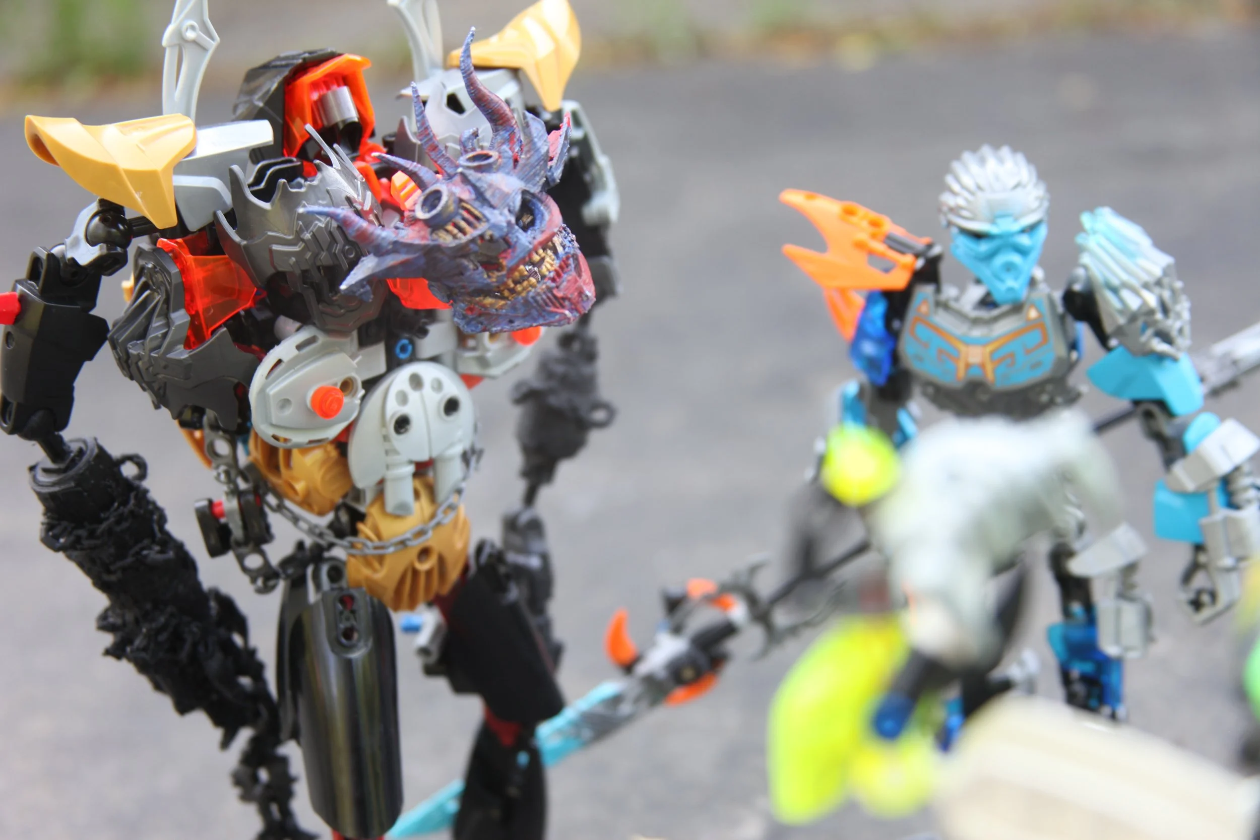  (The Prodigal places a hand on his helmet and with a hiss it comes off revealing a singular orange eye underneath) 