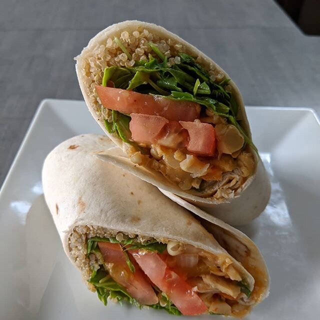 Good Morning. Today's special is a White Chili Wrap with Arugula and Tomatoes served with Fries. Happy Weekend