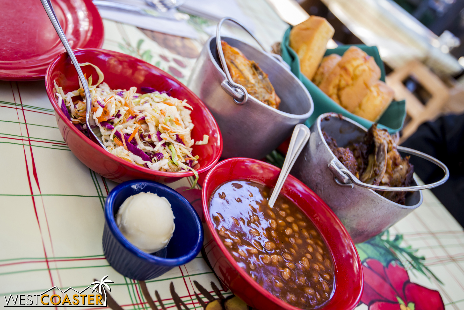  My first time ever dining at the Big Thunder Ranch Barbecue was on one of its last days of operation, but the food was actually really good! 