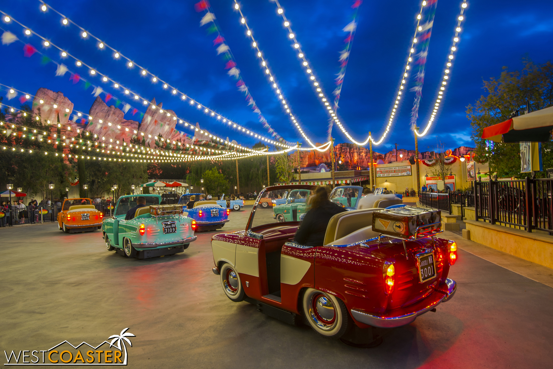  Luigi's is back with new ride vehicles.&nbsp; They're pretty cute! 