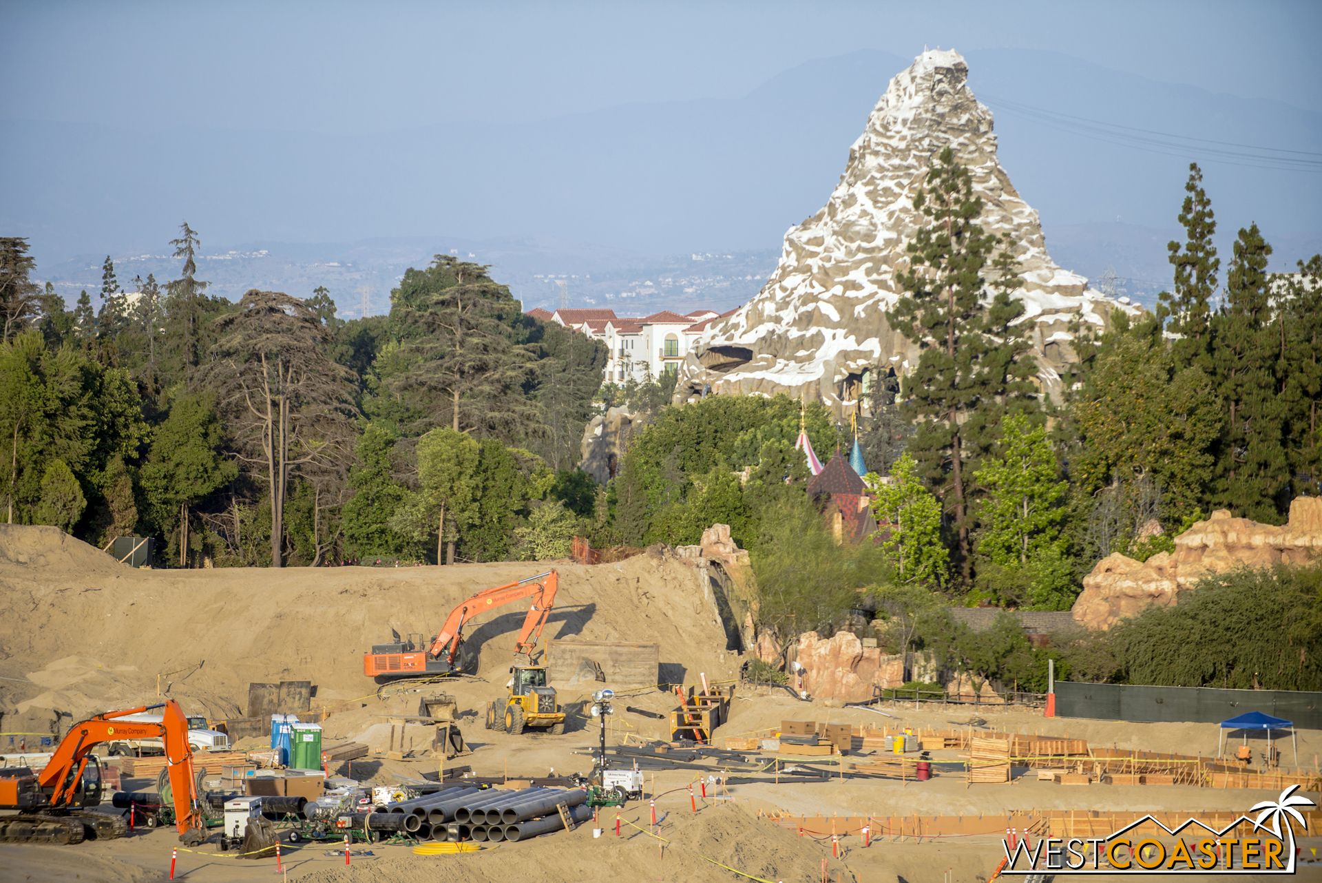  The Matterhorn in the distance.&nbsp; 