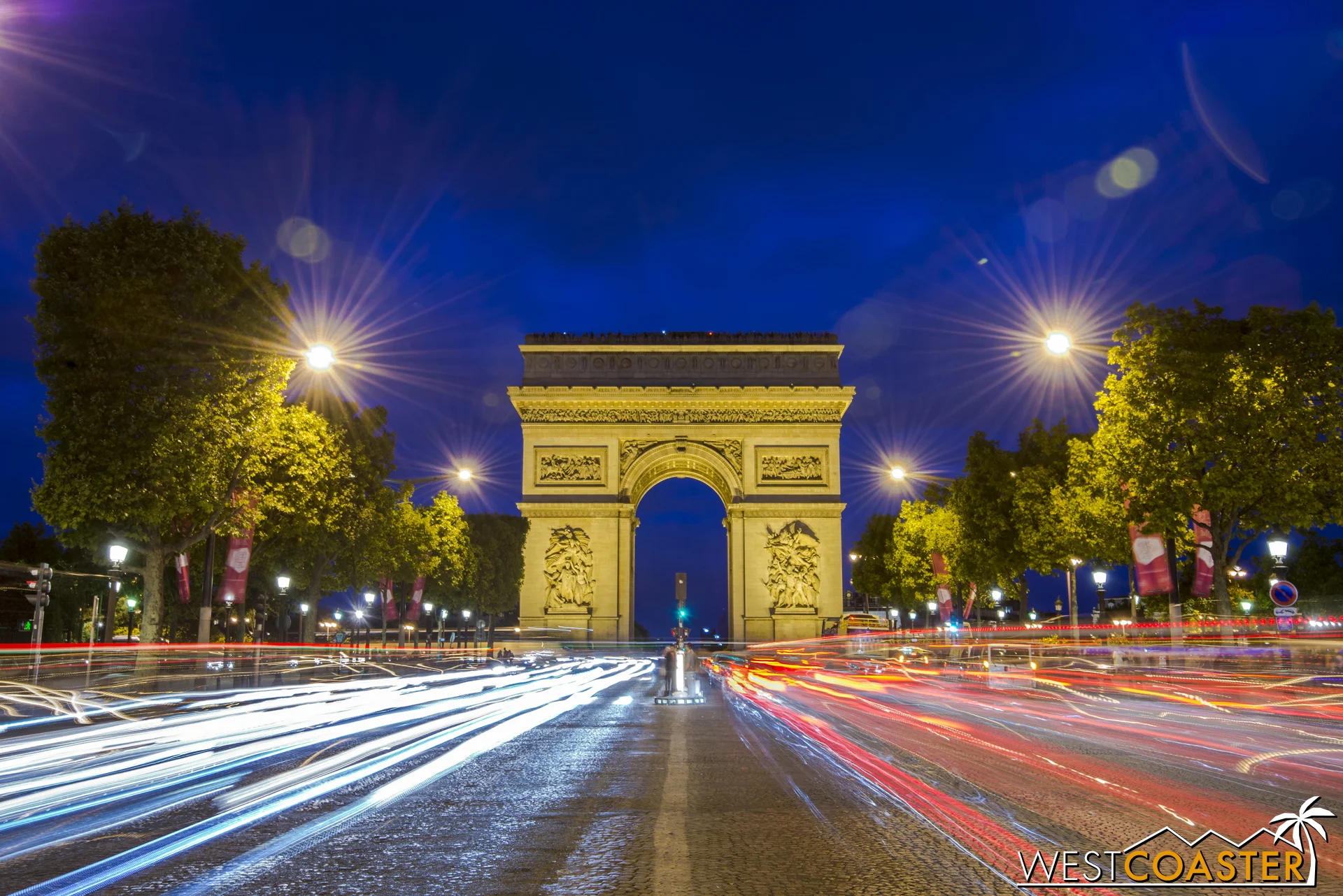 Paris' Arch of Triumph from the Champs-Élyssés.