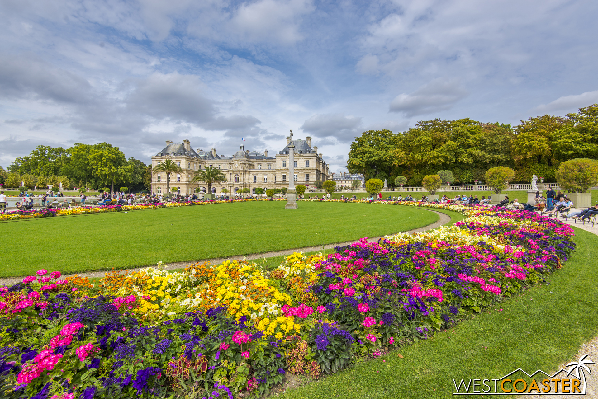 The beautiful and sprawling Luxembourg Gardens are popular with tourists and locals alike.
