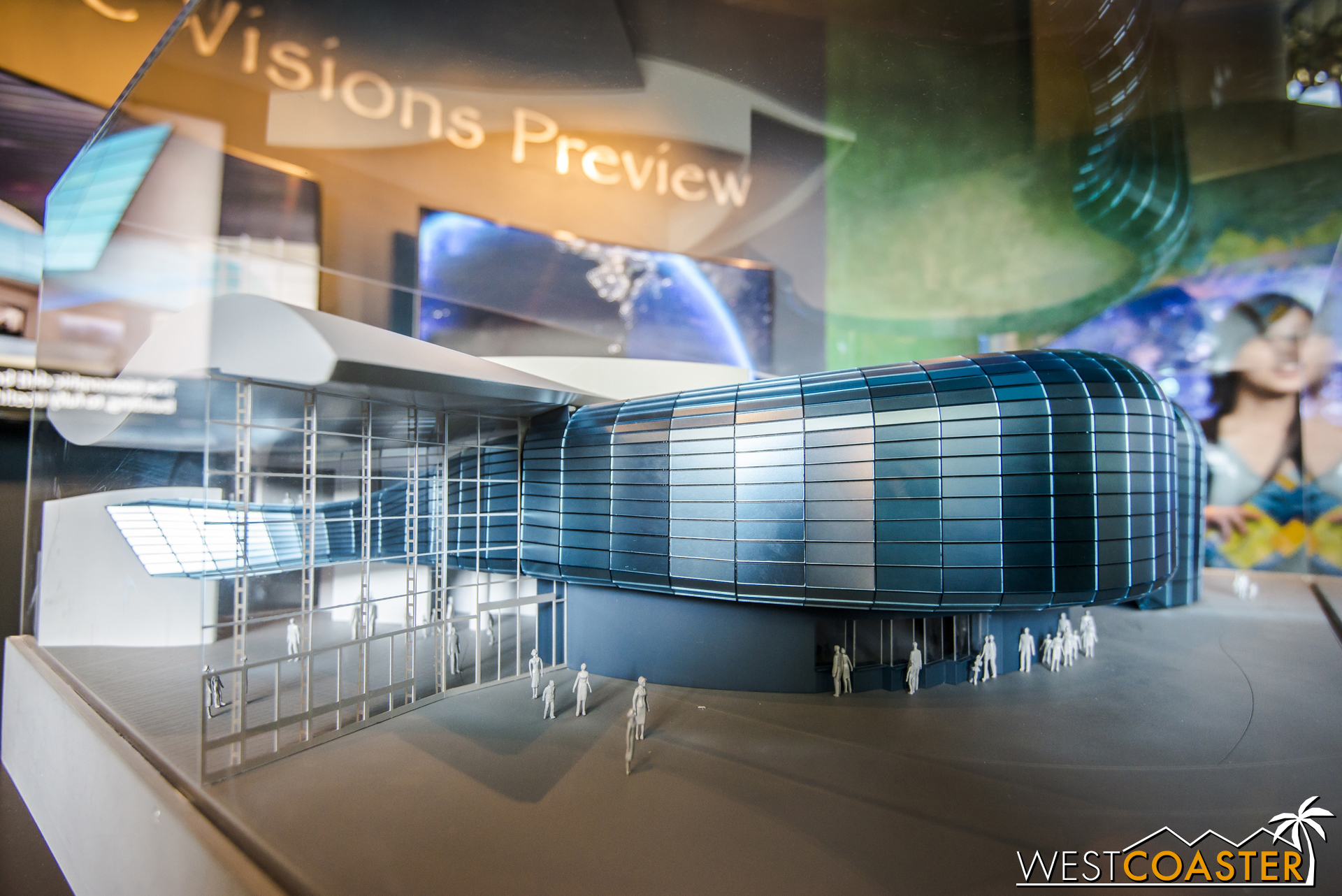It will be located just to the right of the current entry area.