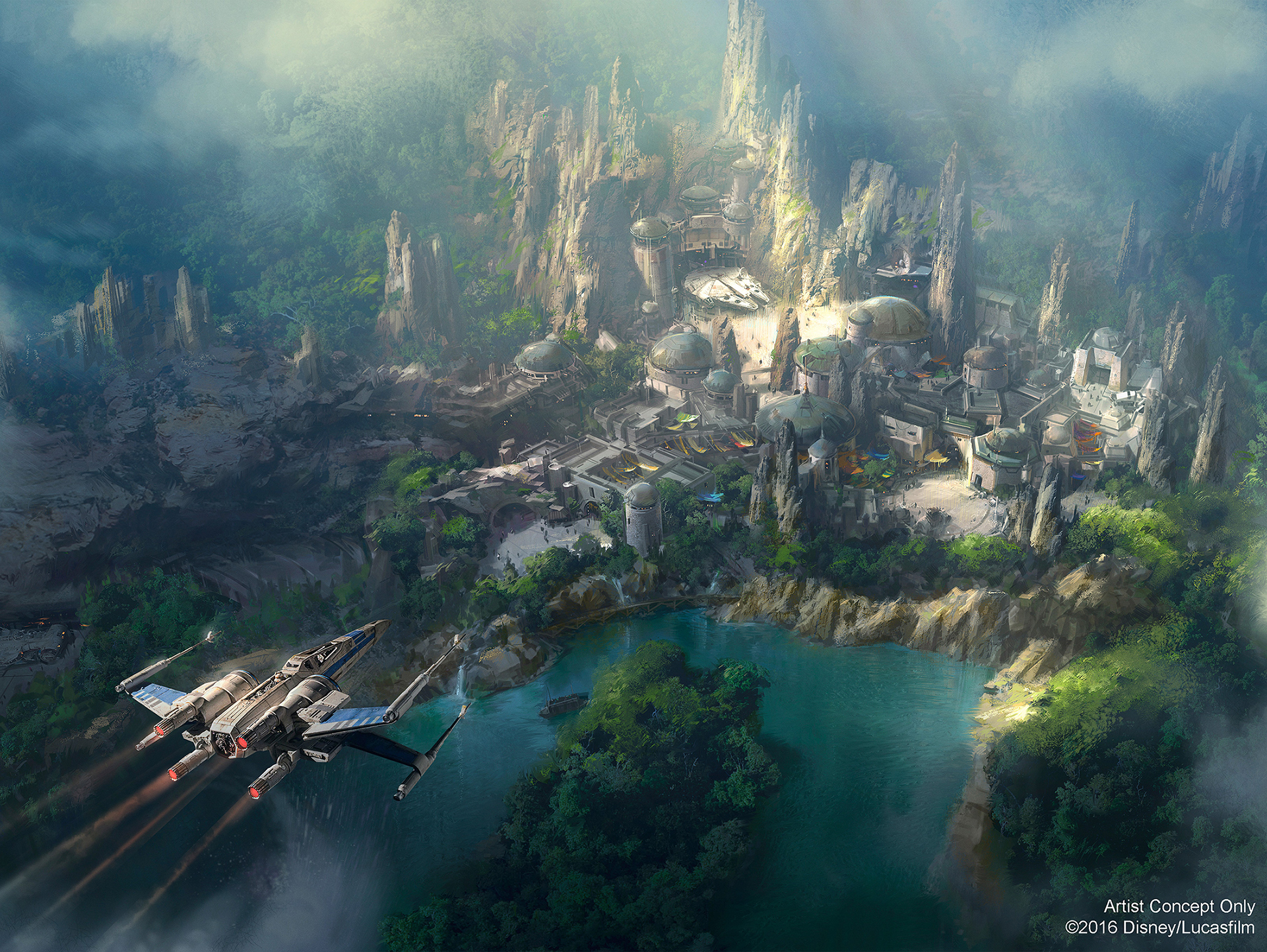  See if you can compare the aerial to this rendering and get an idea of what might go where.&nbsp; It's concept art, though, so don't fall into the trap of assuming this is exactly how everything is going to be in detail and for sure.&nbsp; It's  con