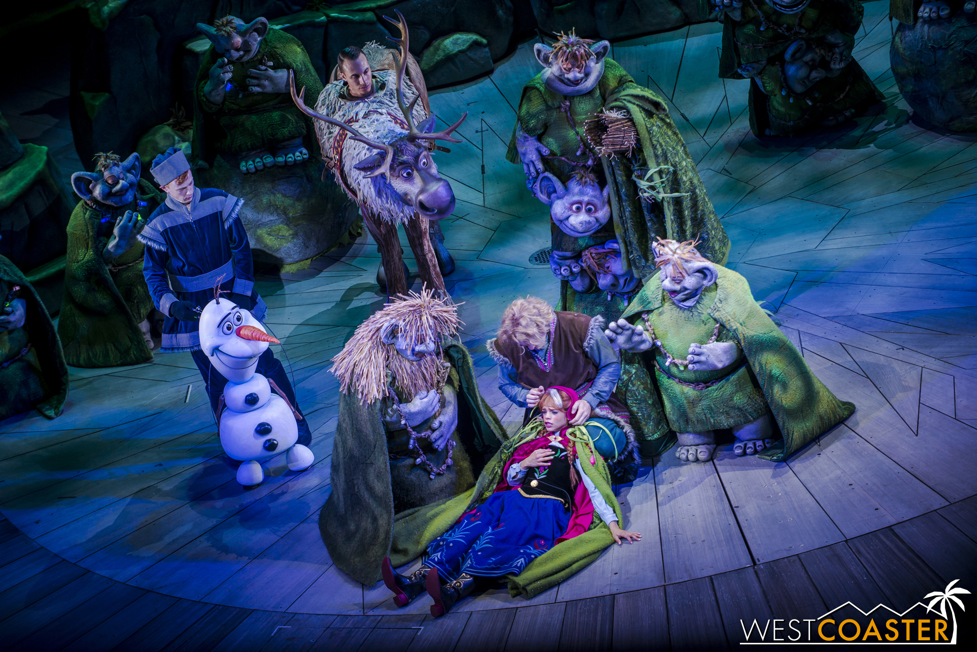 Suddenly, Anna falls ill as the residual effects of the Aurora Beam finally hit her.