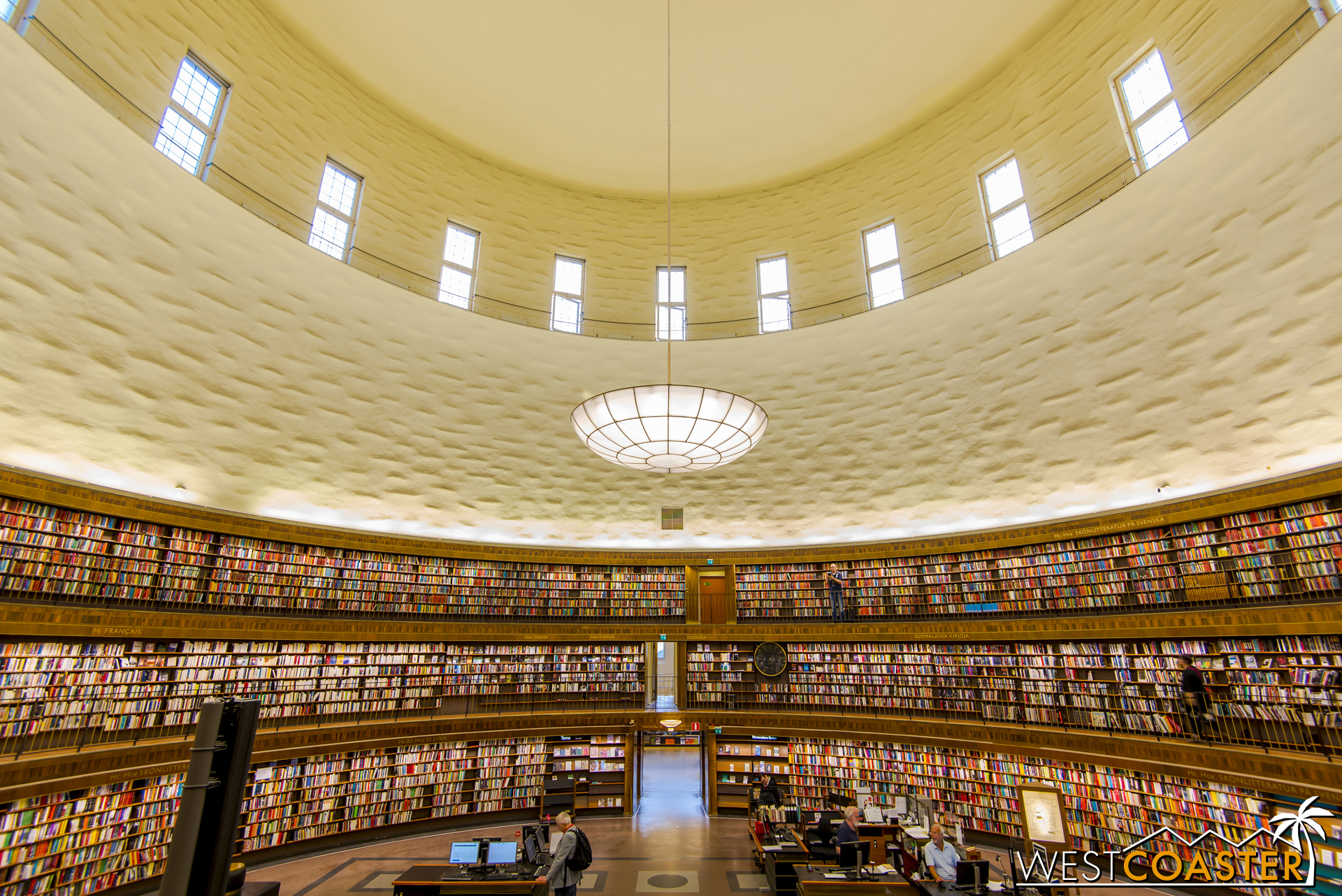 Gunnar Asplund's Stockholm Public Library is a significant work of architecture and illustrated his transition from a classical style to a more modern and functional one.