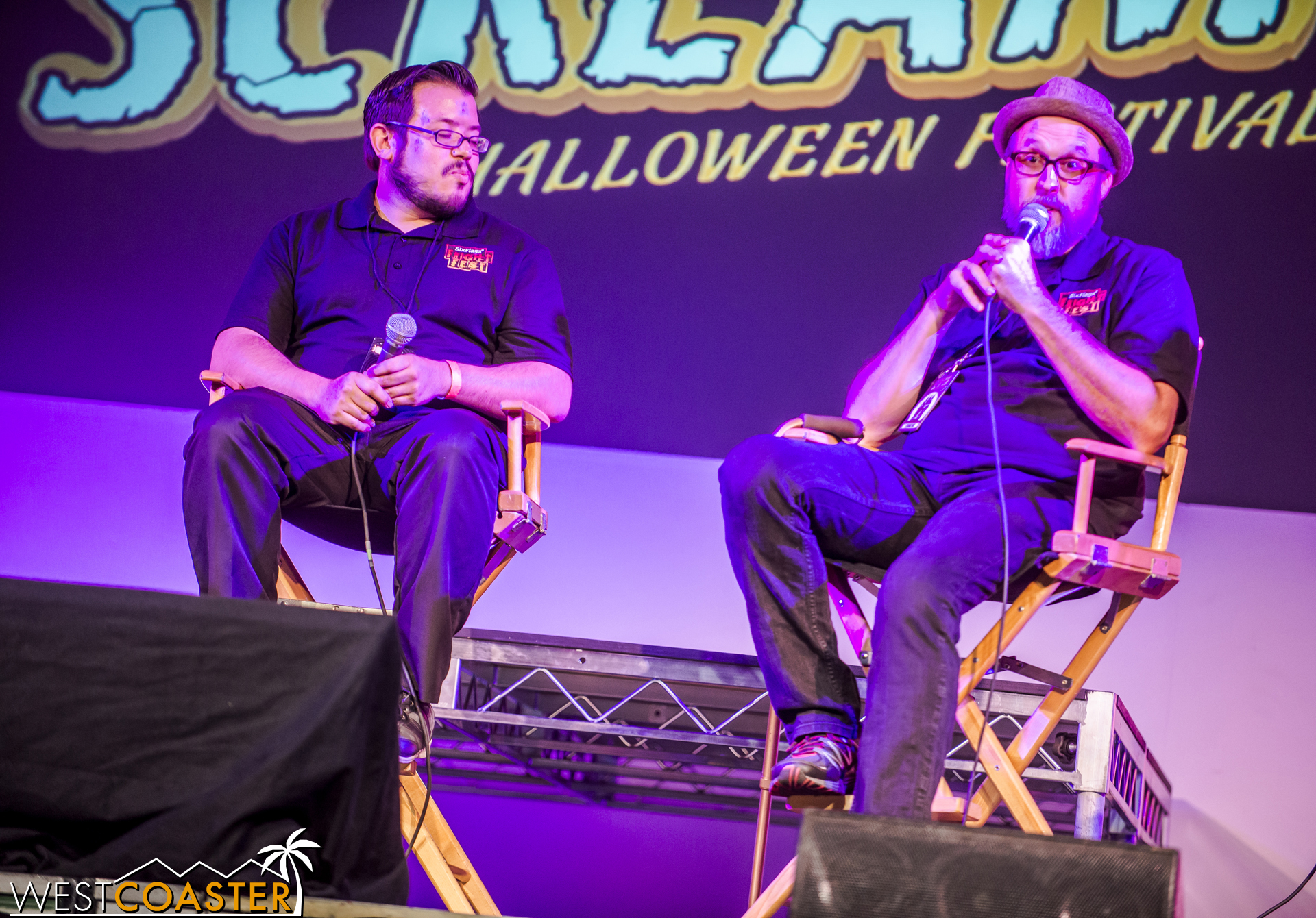 Despite the diverted attention, the team went through an overview of this year's event, which includes 7 mazes (1 new), 7 scare zones (1 new), and 2 shows.